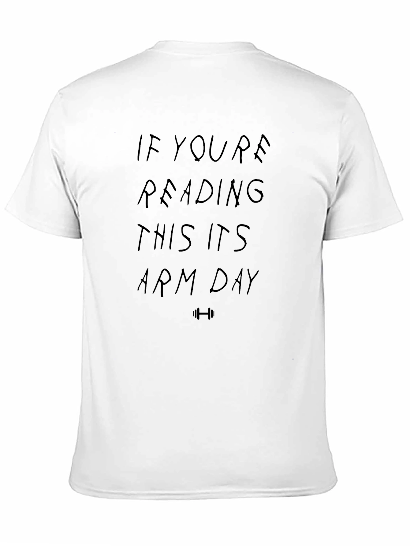 Arm Day Gym T-Shirt - Funny Workout Tee