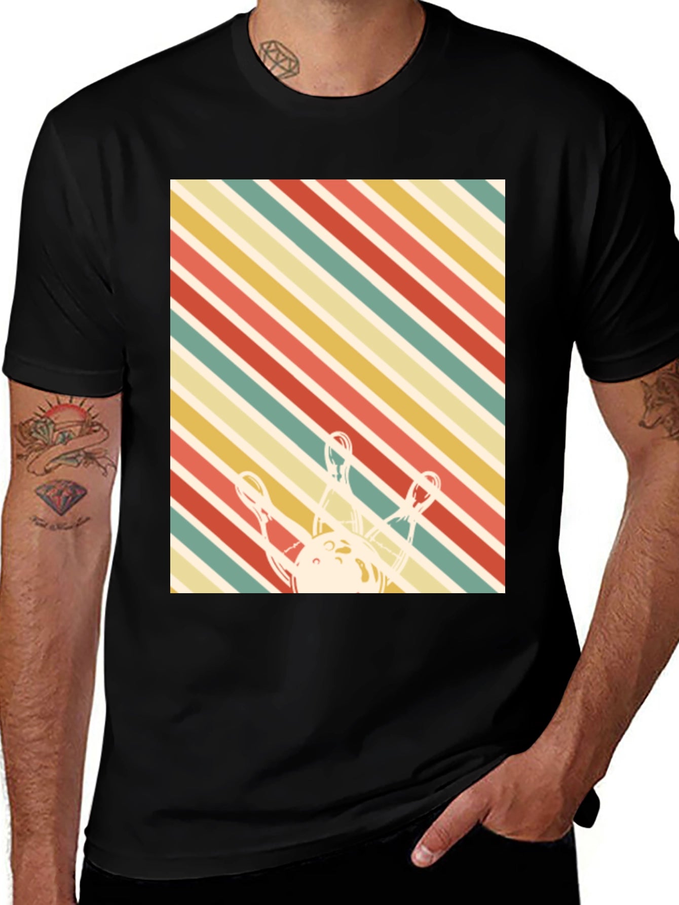 Retro Bowling T-Shirt - Strike Style