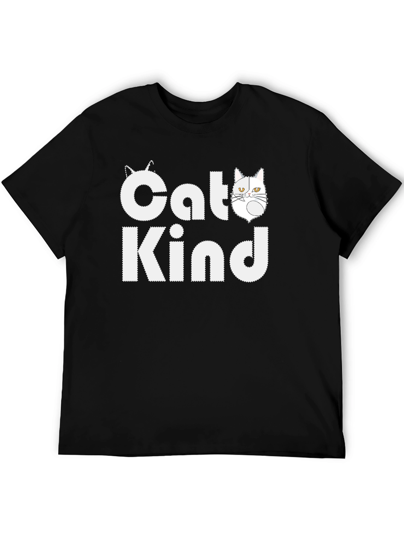 Cat Kind T-Shirt - Black Graphic Tee