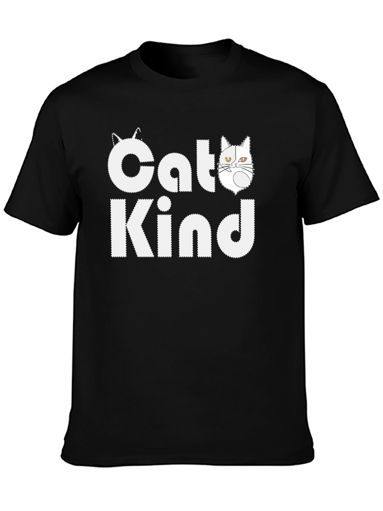 Cat Kind T-Shirt - Black Graphic Tee