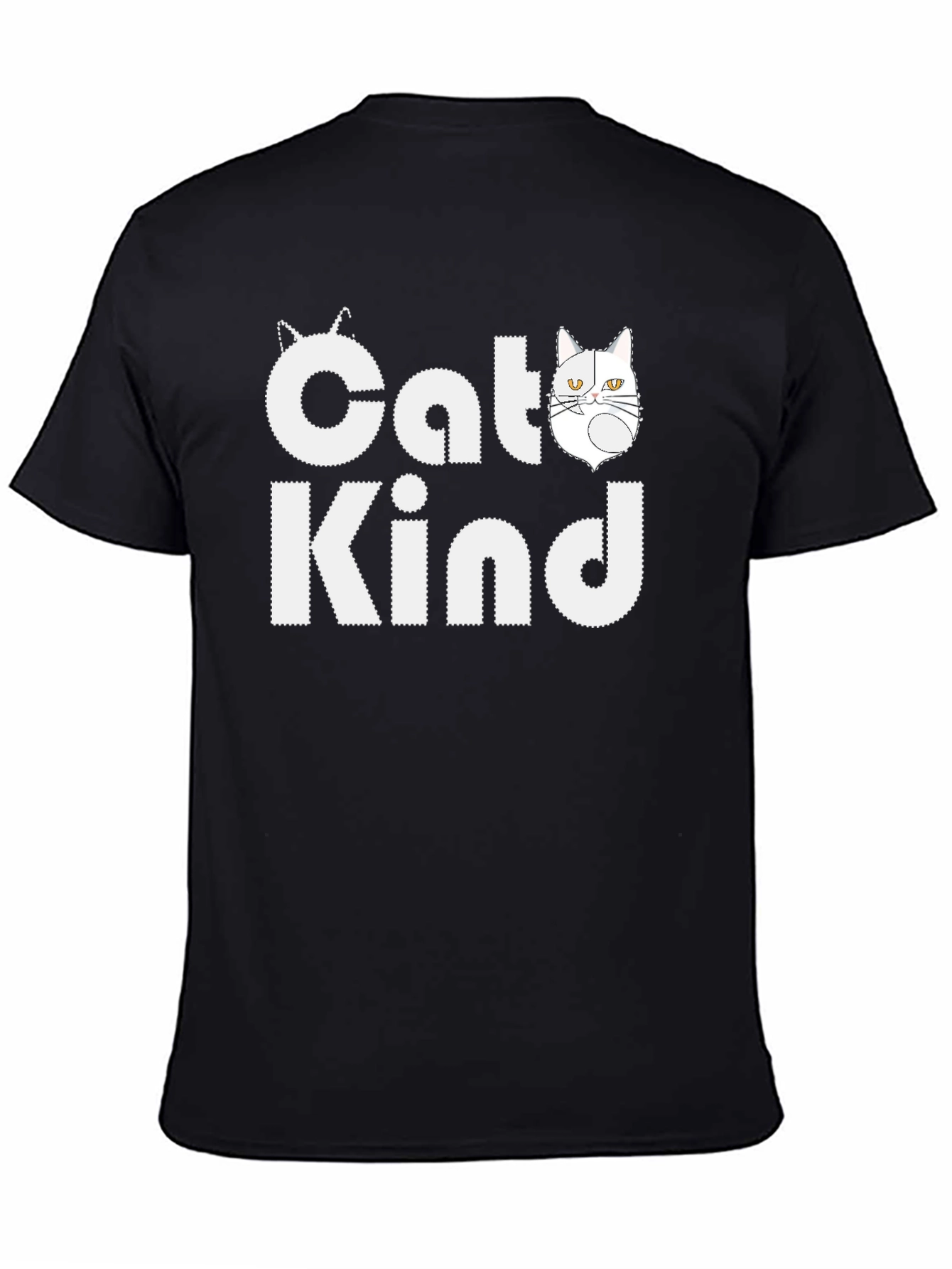 Cat Kind T-Shirt - Black Graphic Tee