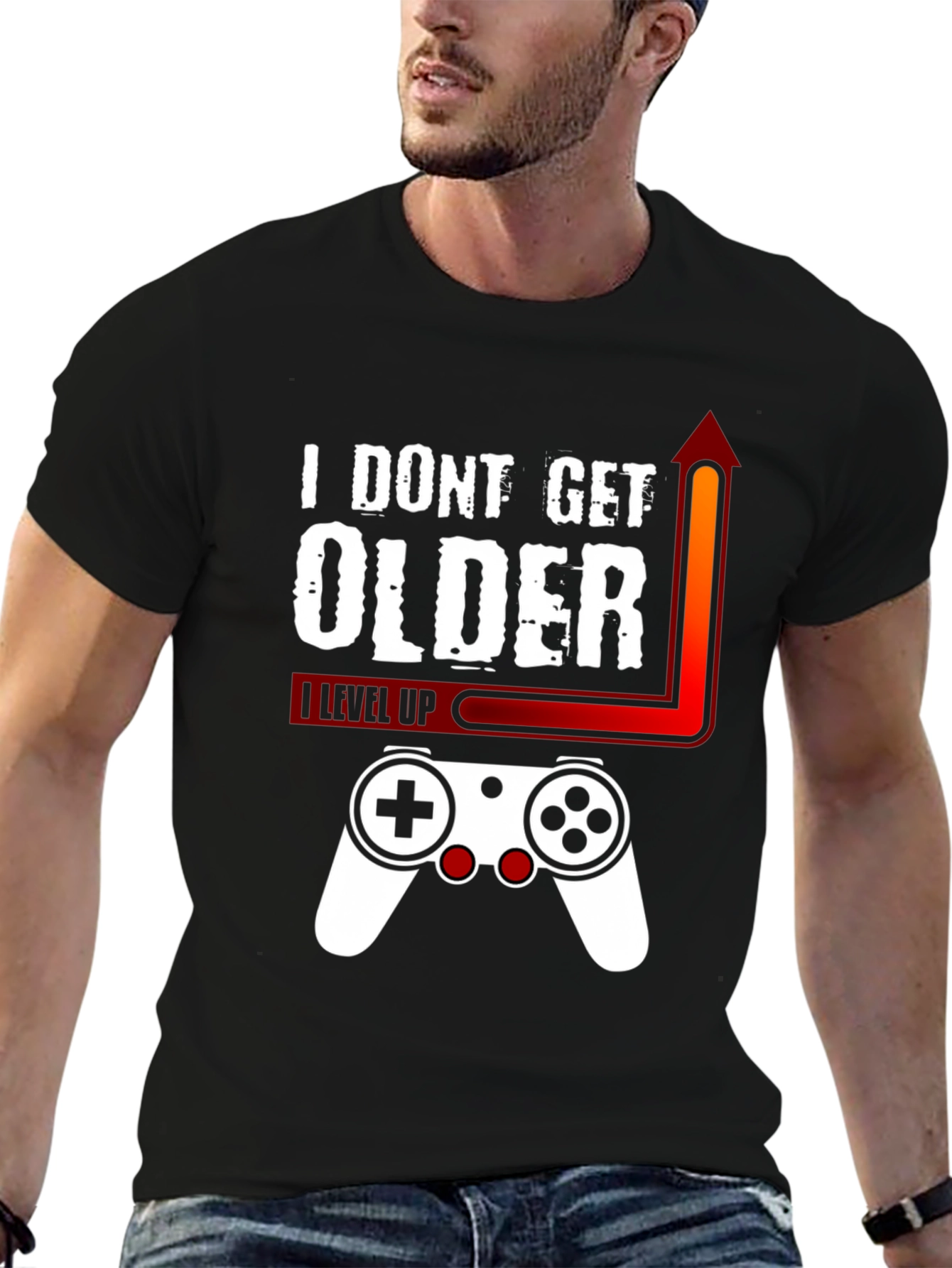 Level Up Gamer Black T-Shirt