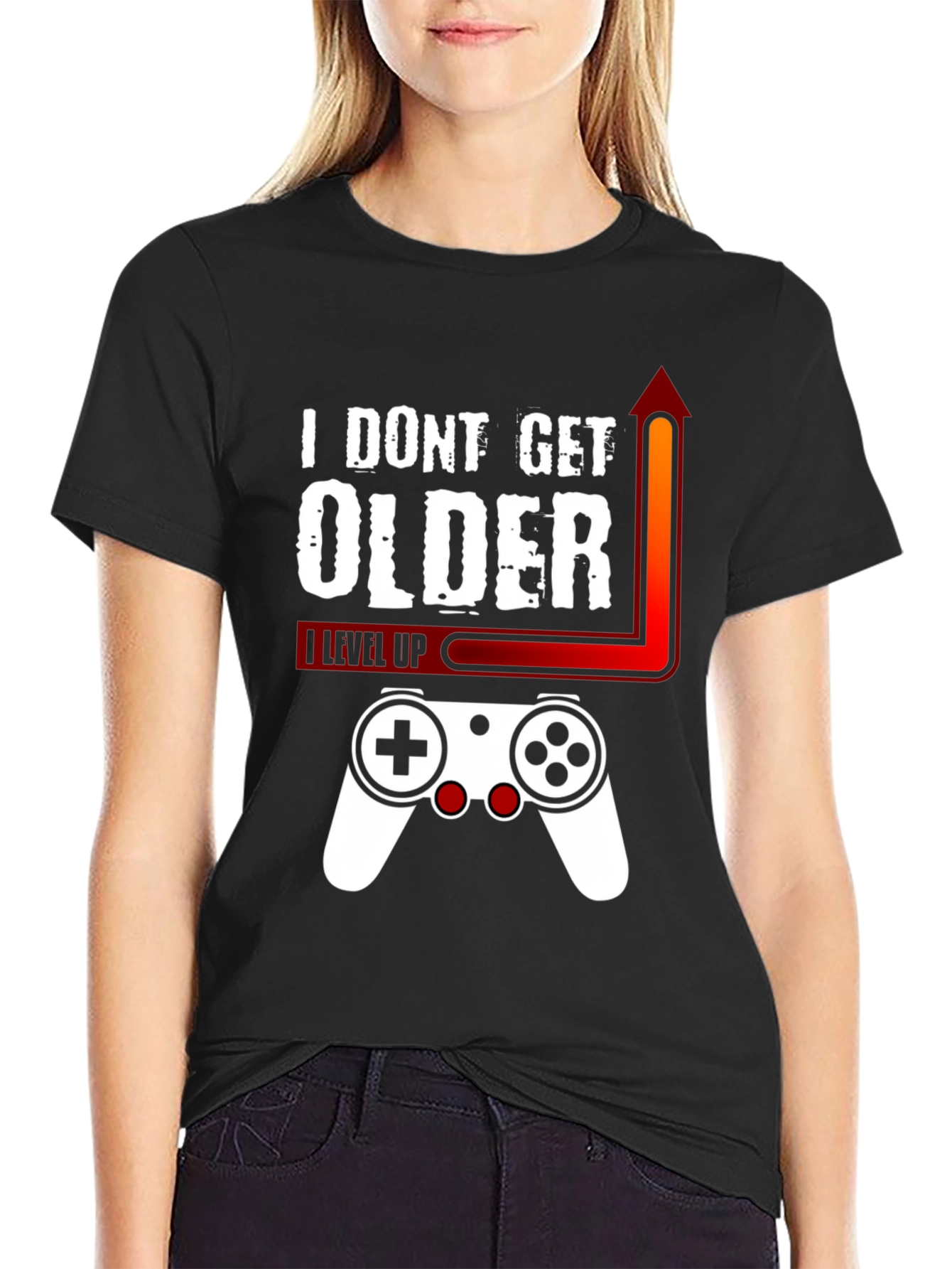 Level Up Gamer Black T-Shirt