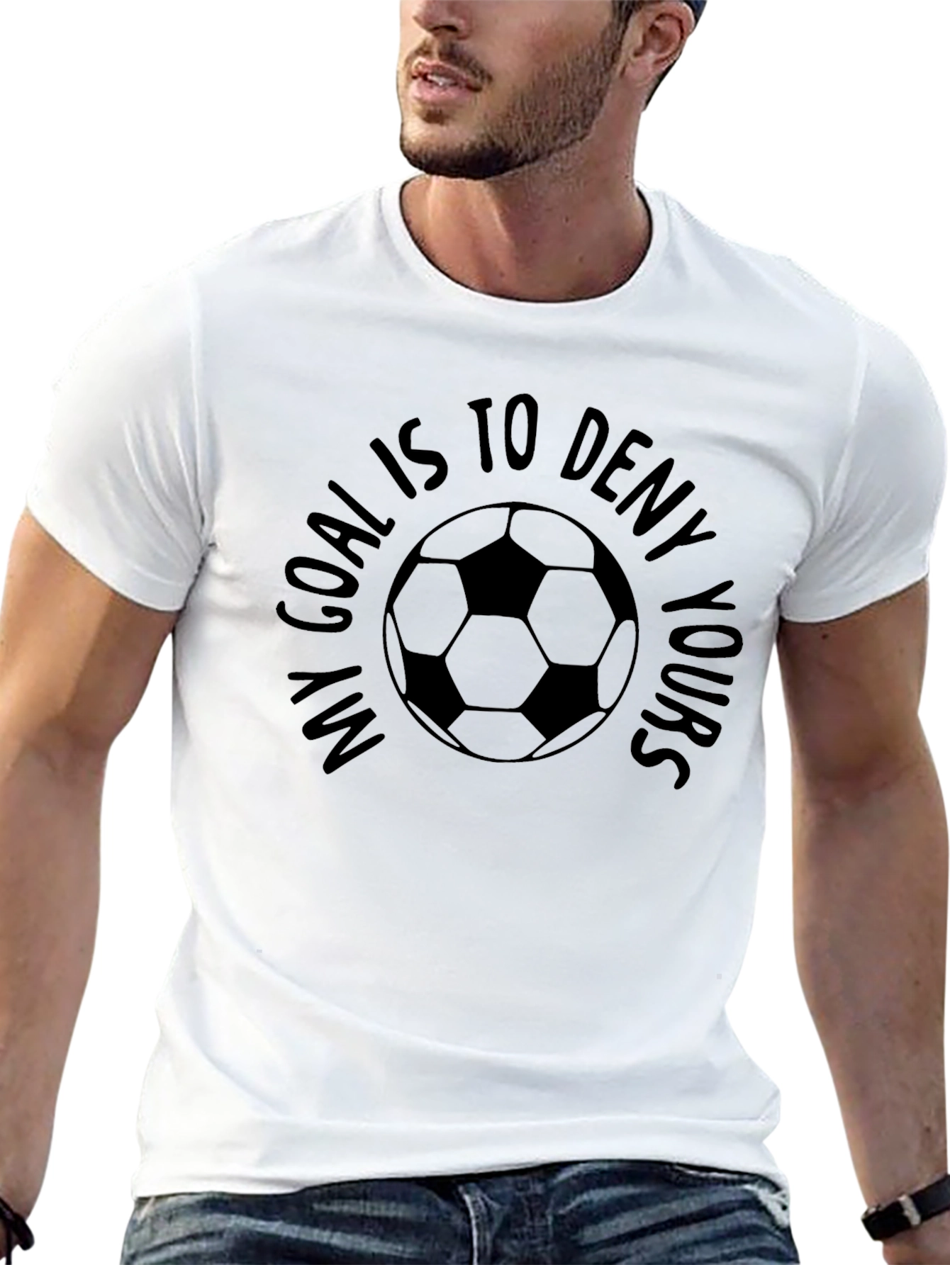 Soccer Goal T-Shirt - Deny Yours!