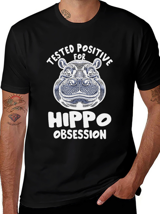 Hippo Obsession T-Shirt - Cute Animal Lover Tee