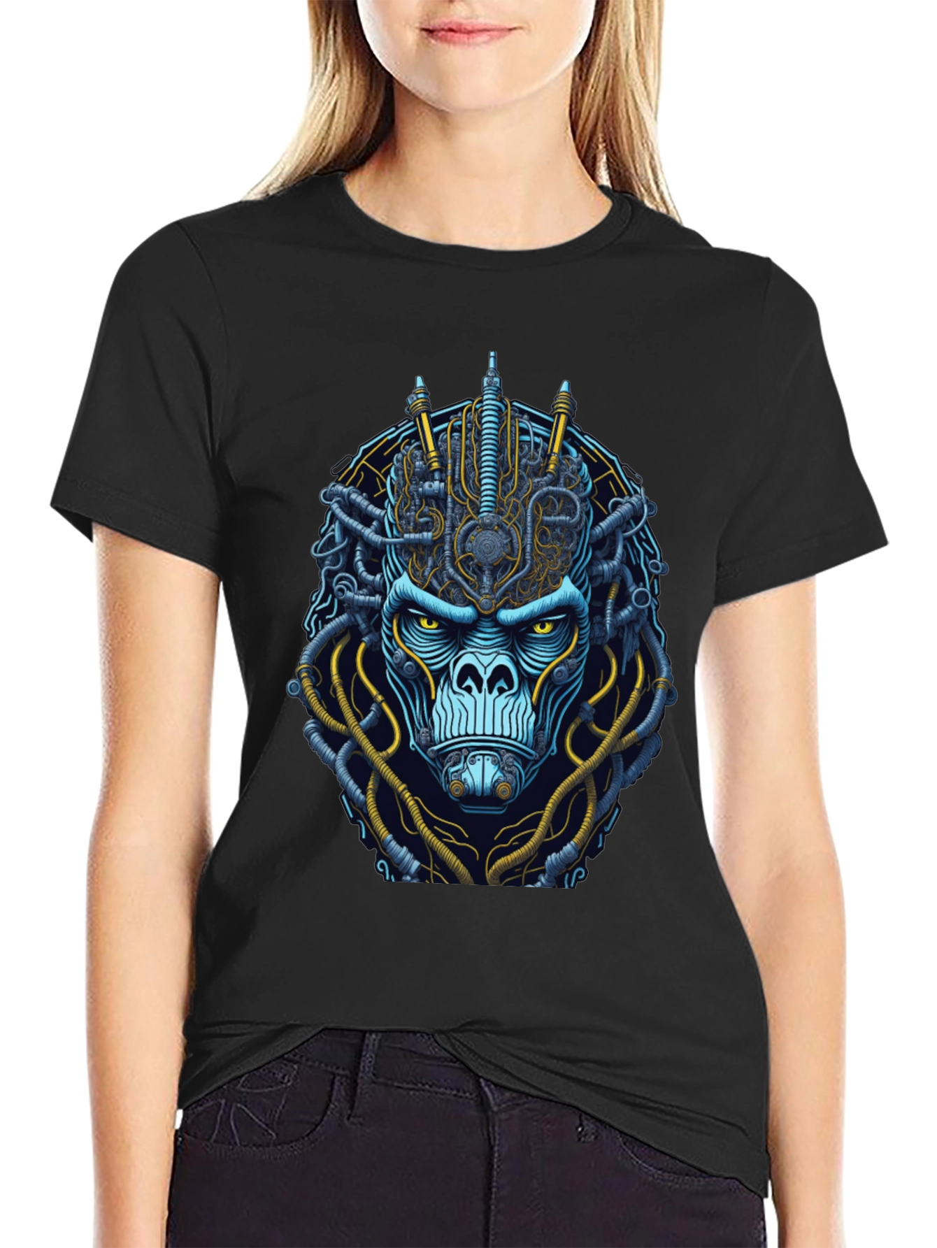 Steampunk Gorilla Graphic T-Shirt