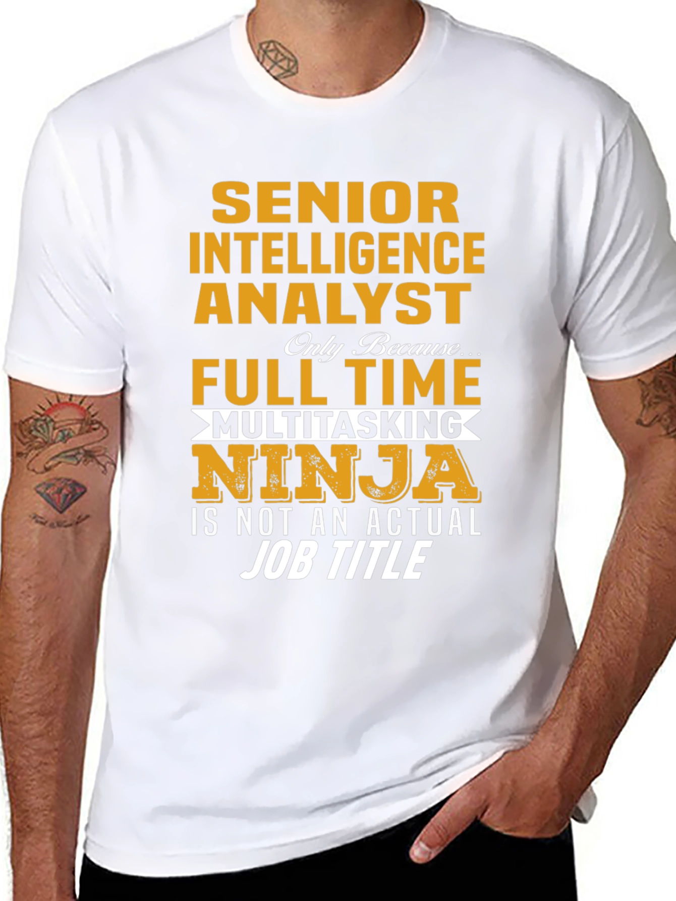 Senior Intelligence Analyst Ninja T-Shirt