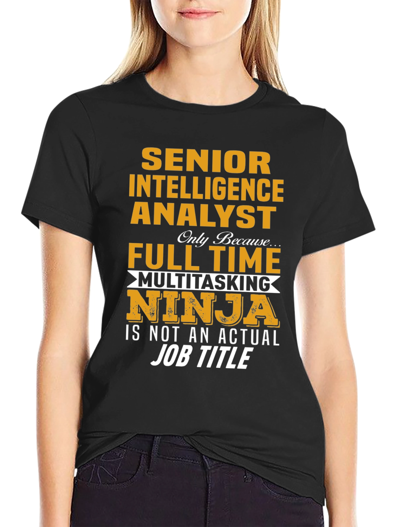 Senior Intelligence Analyst Ninja T-Shirt