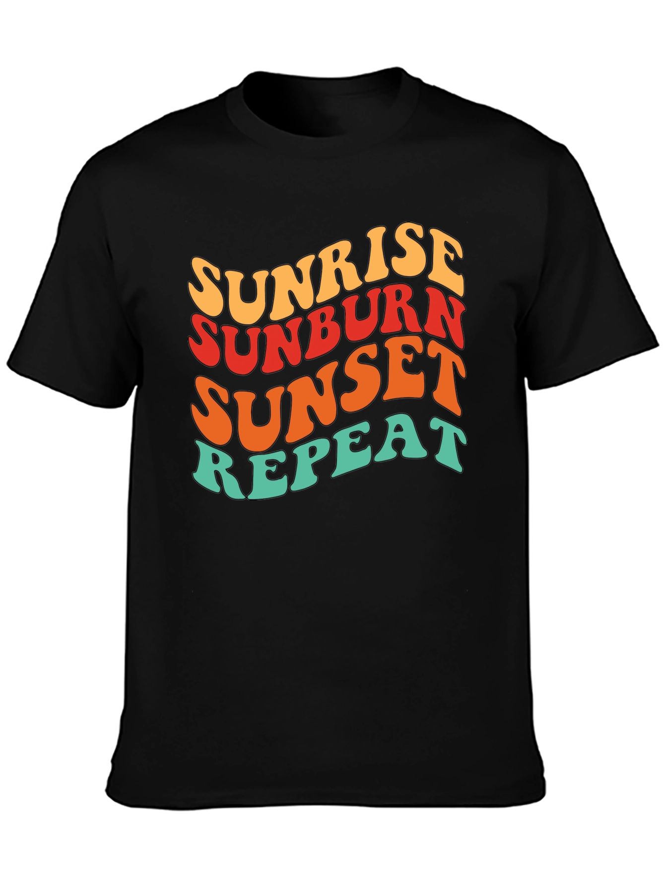 Sunrise Sunburn Sunset Repeat T-Shirt