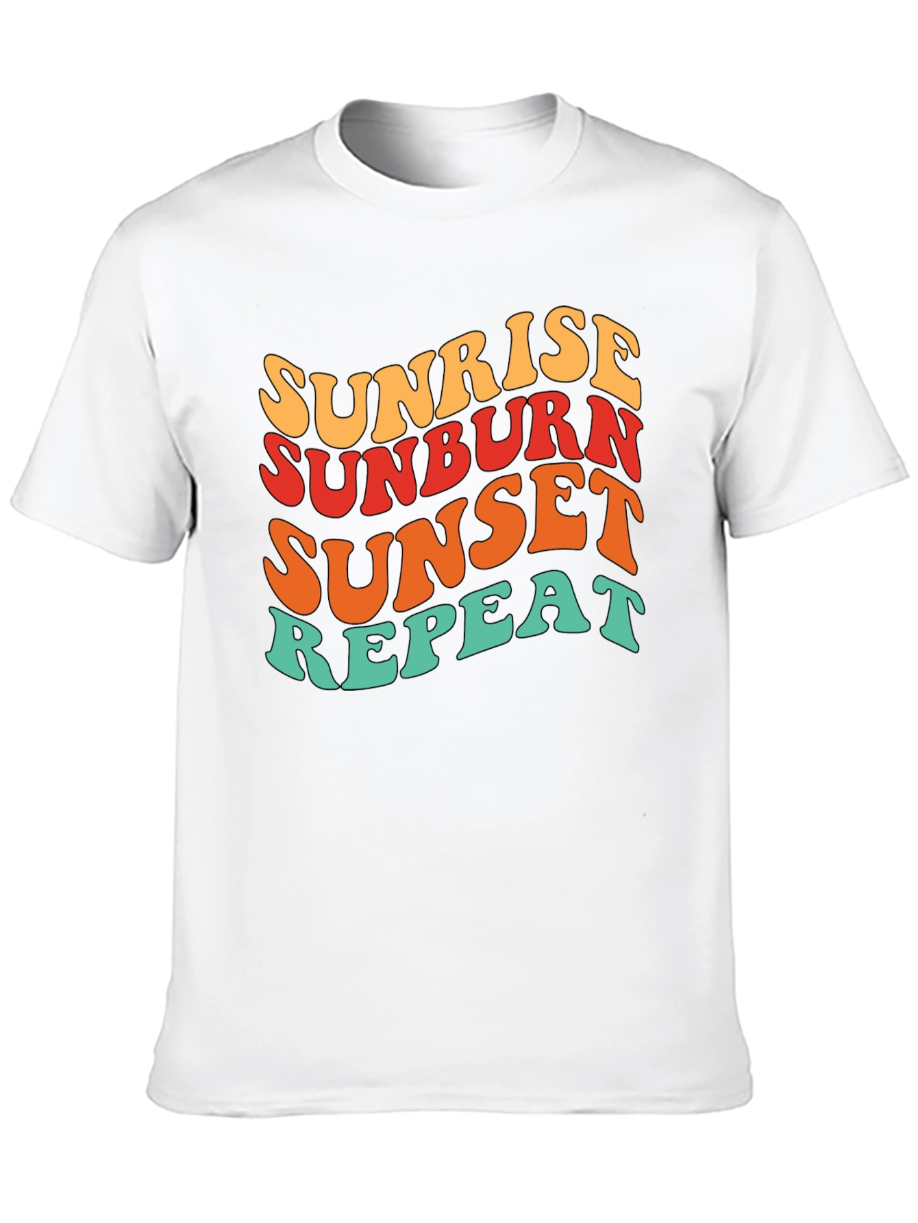 Sunrise Sunburn Sunset Repeat T-Shirt