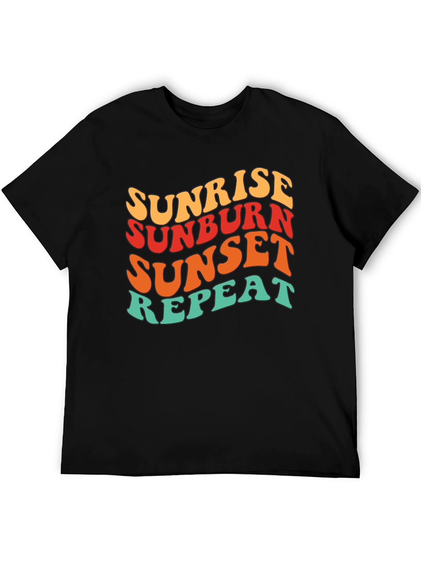 Sunrise Sunburn Sunset Repeat T-Shirt