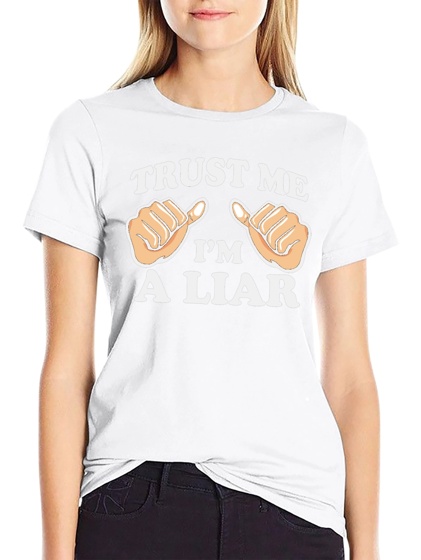 Trust Me Im A Liar T-Shirt Funny Joke Tee