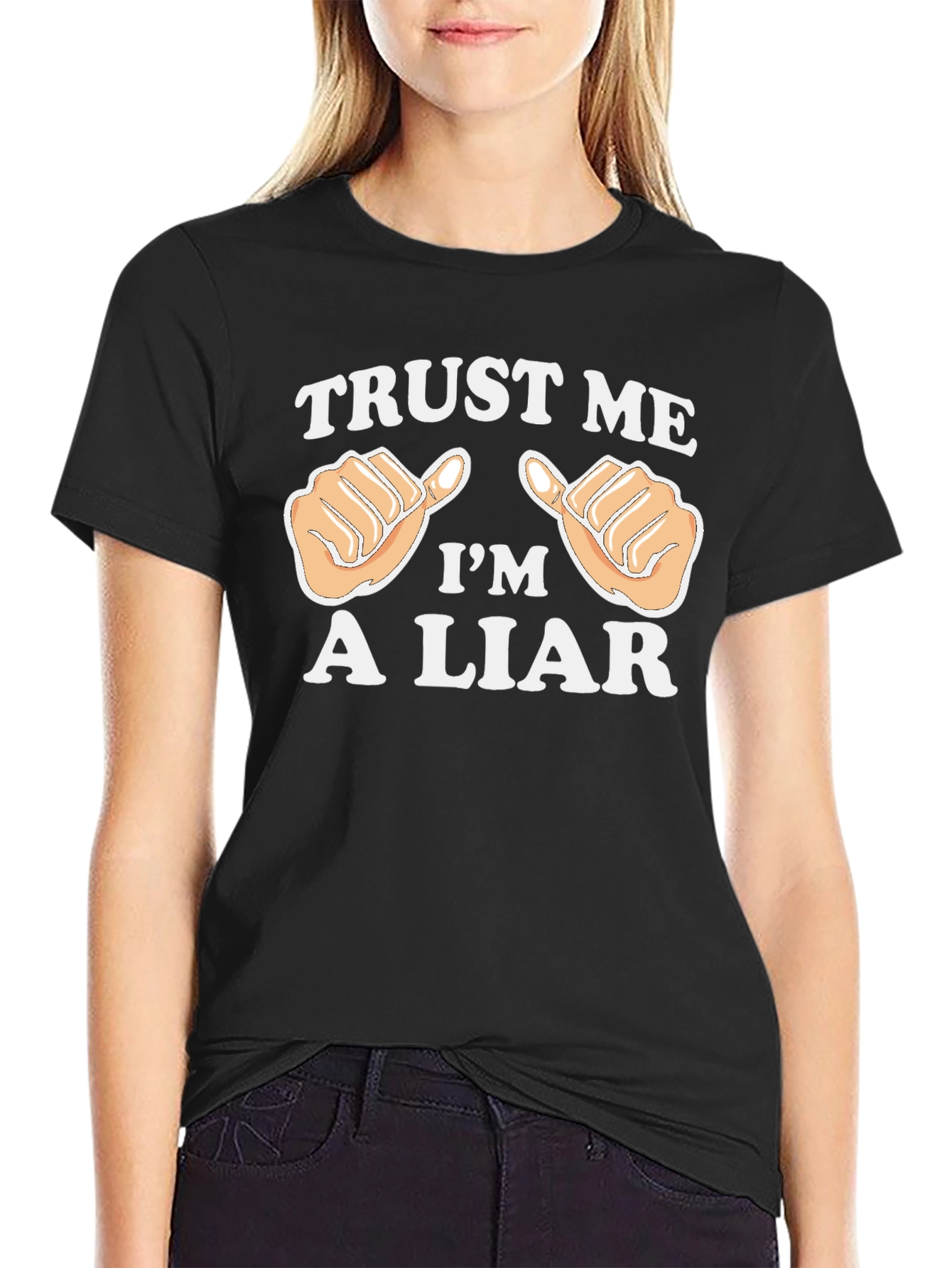 Trust Me Im A Liar T-Shirt Funny Joke Tee