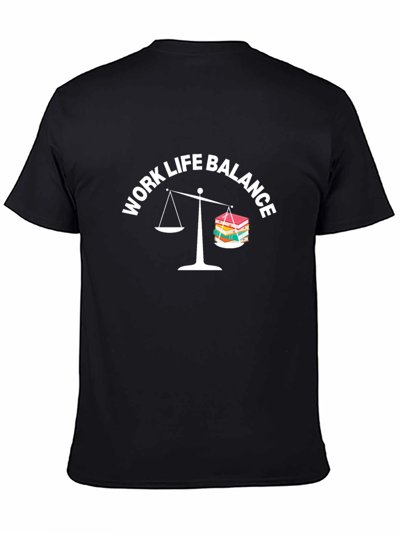 Work Life Balance Graphic Tee - Black