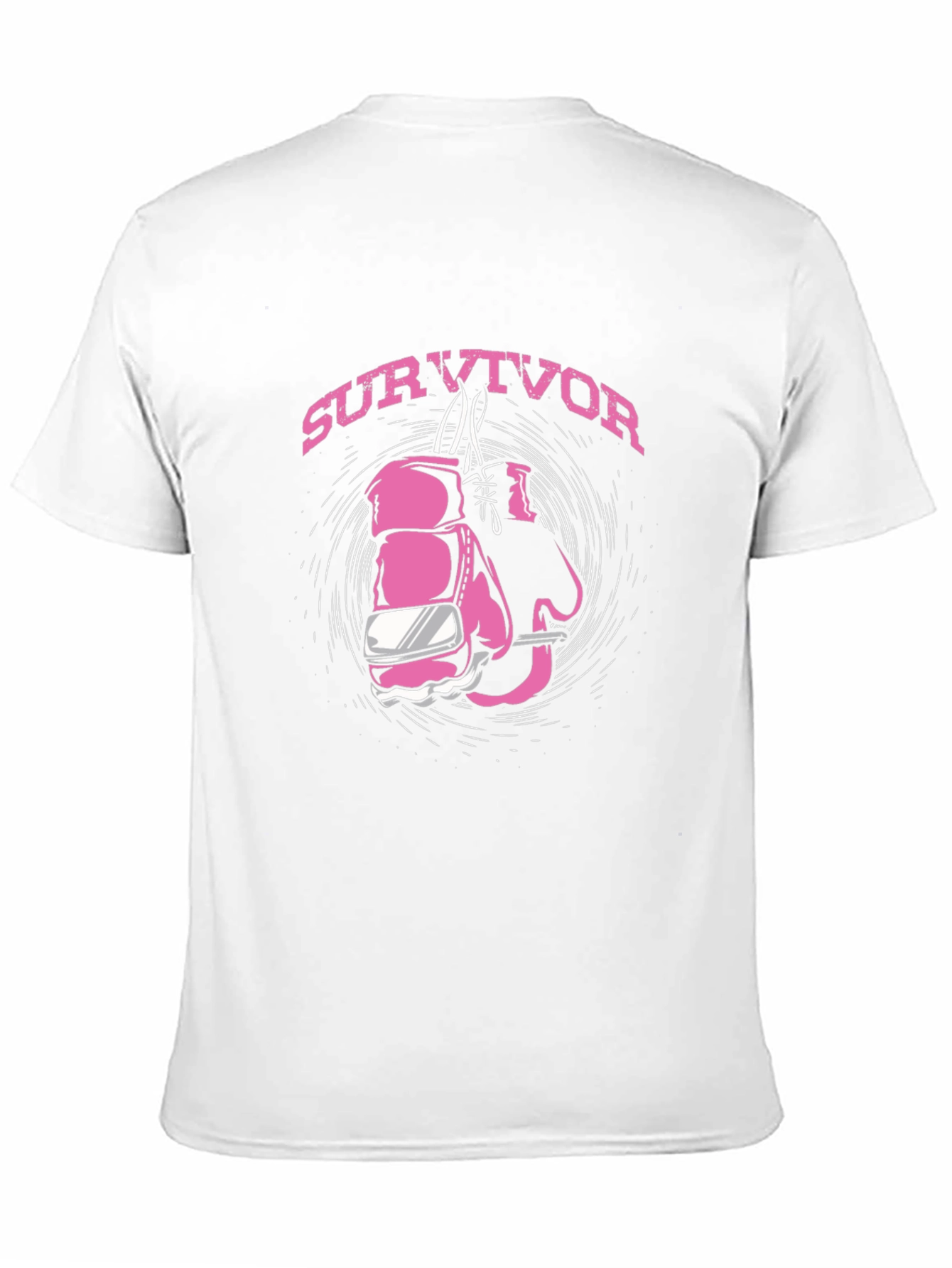 Survivor Boxing Gloves Graphic Tee - Black