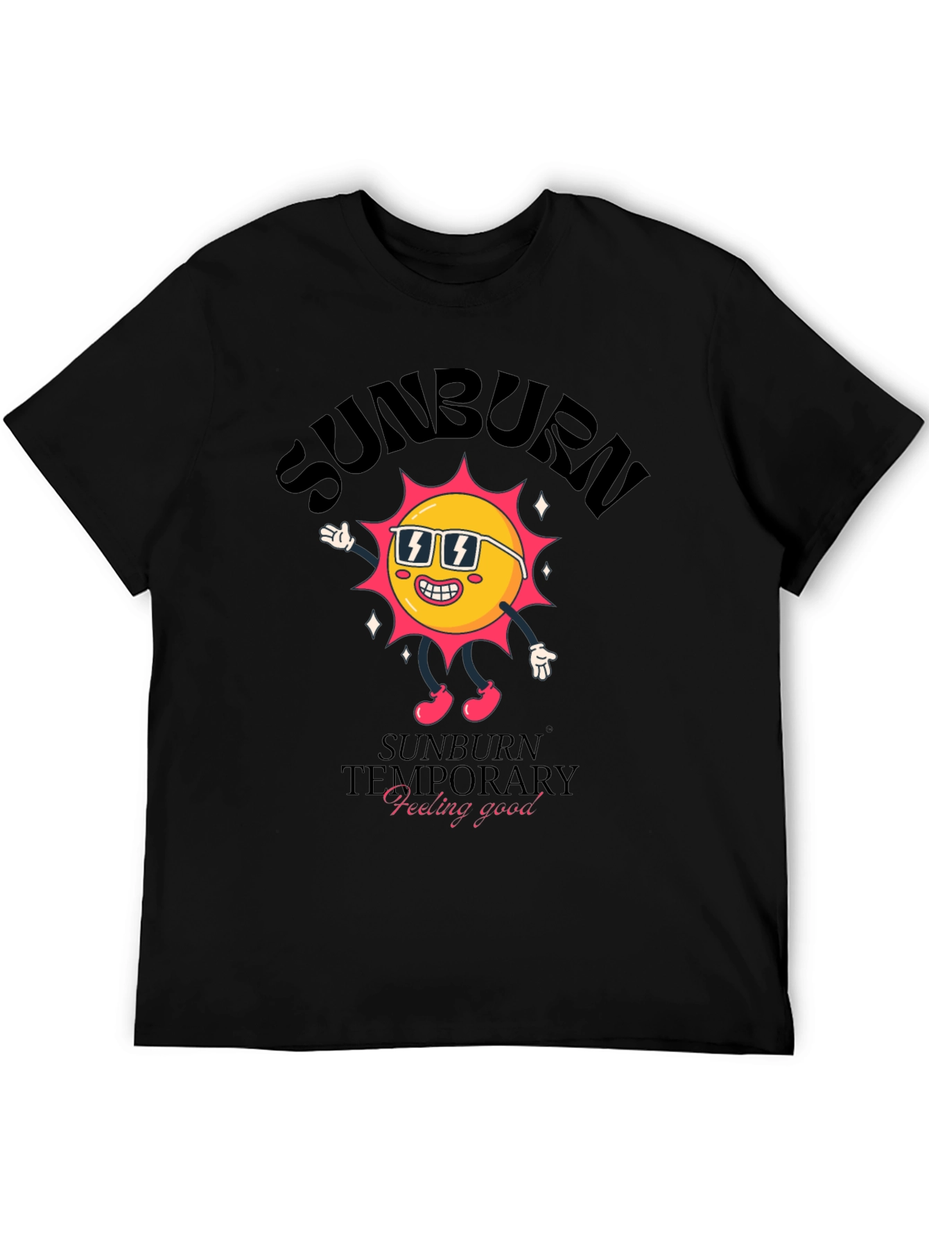 Sunburn Temporary Feeling Good Graphic Tee