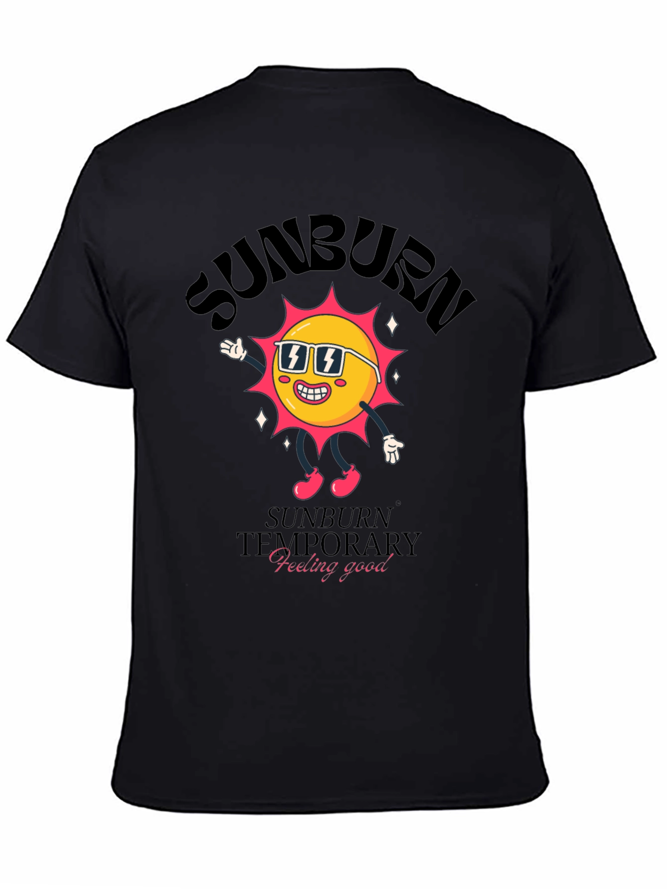 Sunburn Temporary Feeling Good Graphic Tee