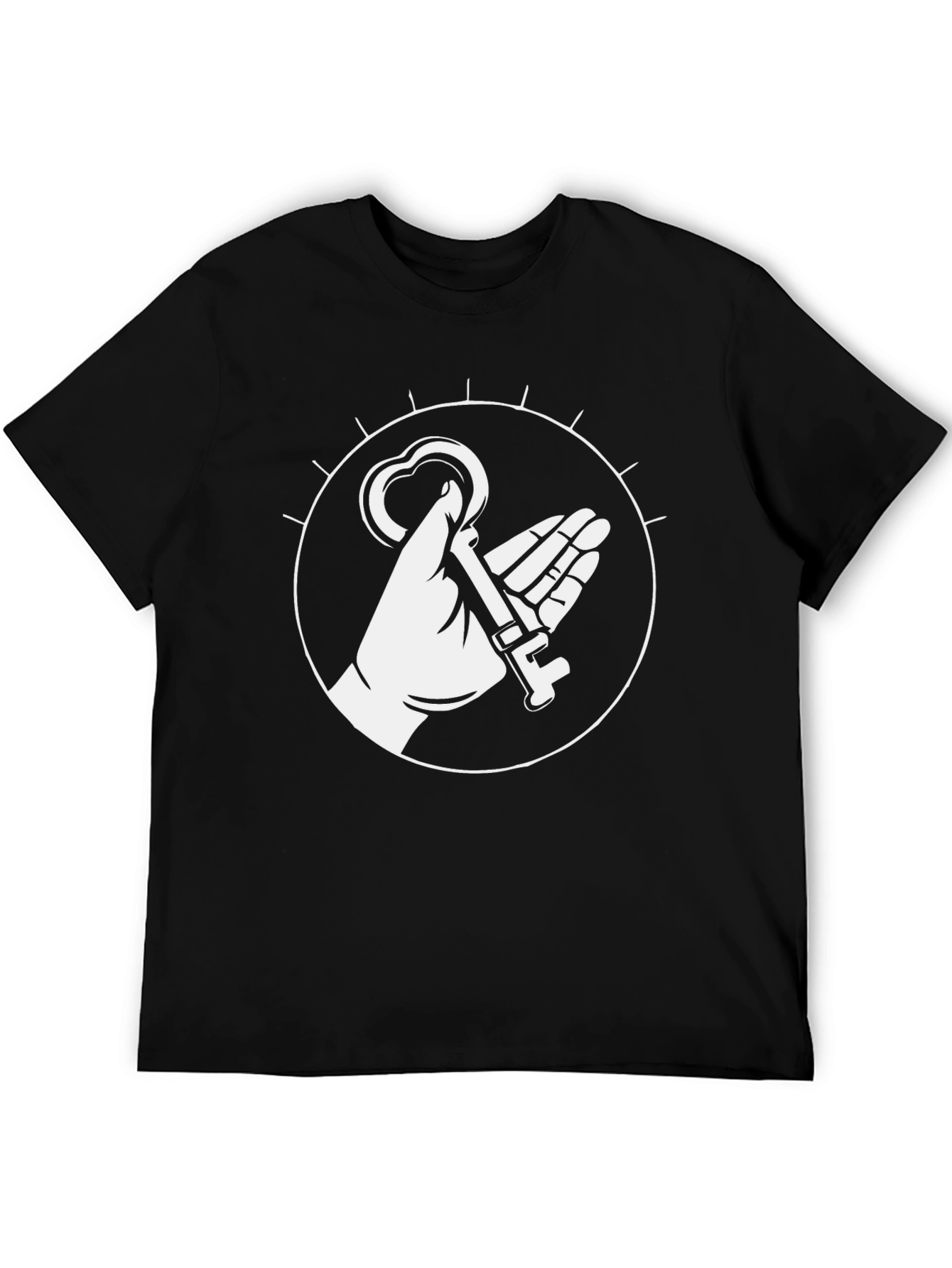 Key to My Heart Graphic Tee - Black