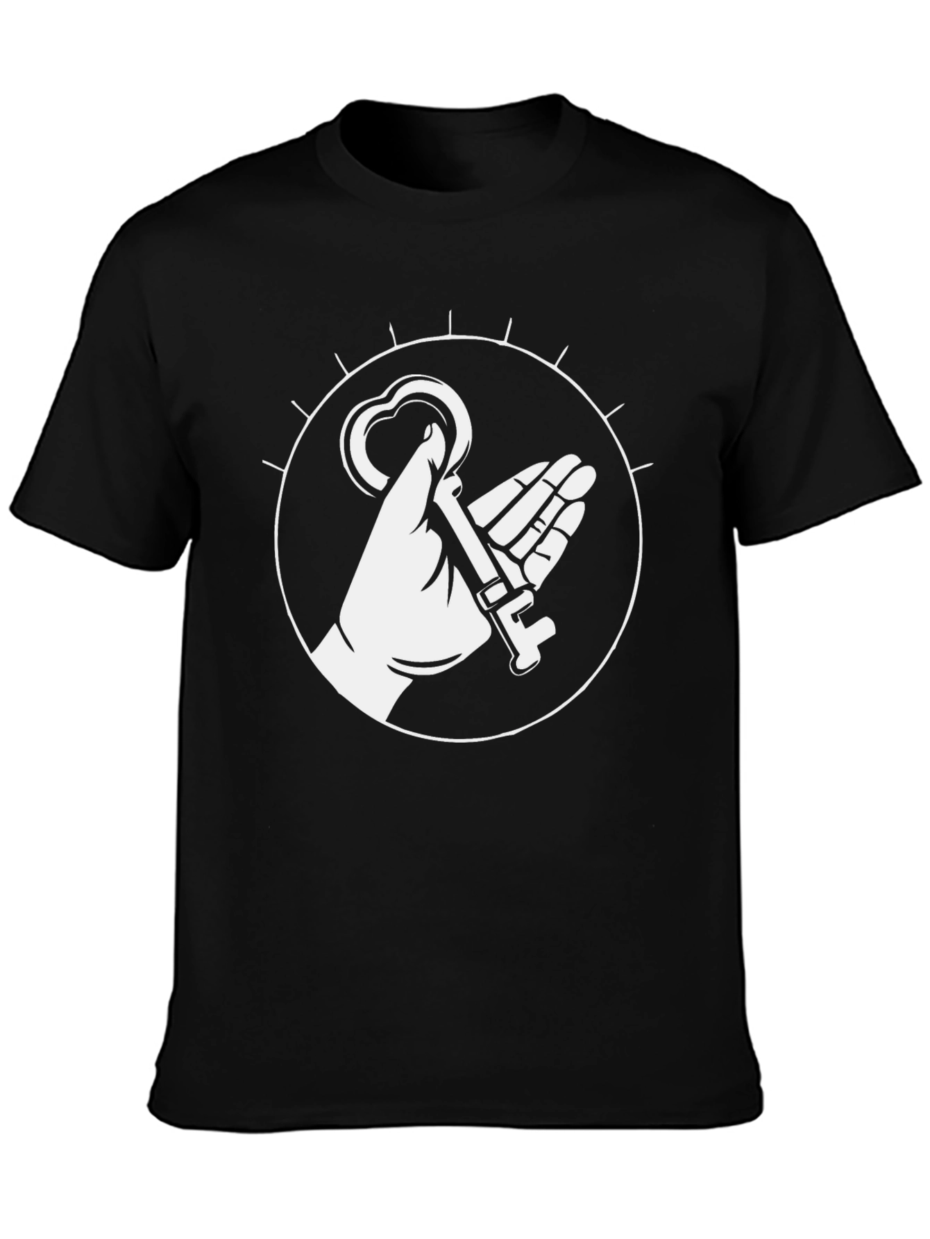 Key to My Heart Graphic Tee - Black