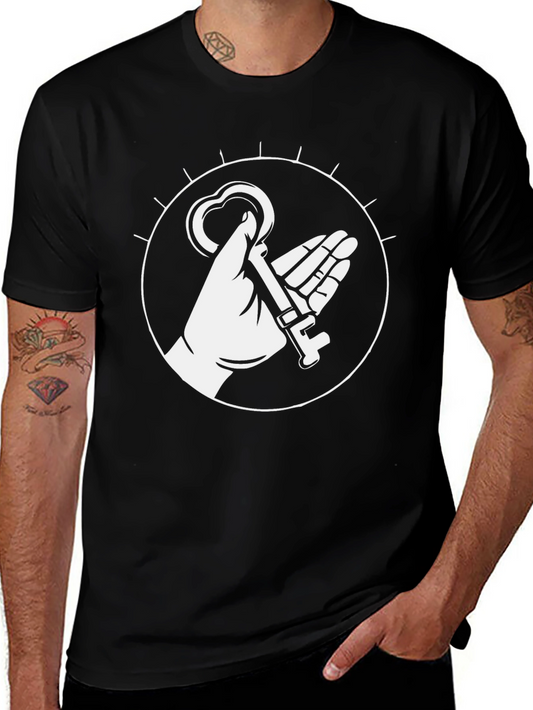 Key to My Heart Graphic Tee - Black