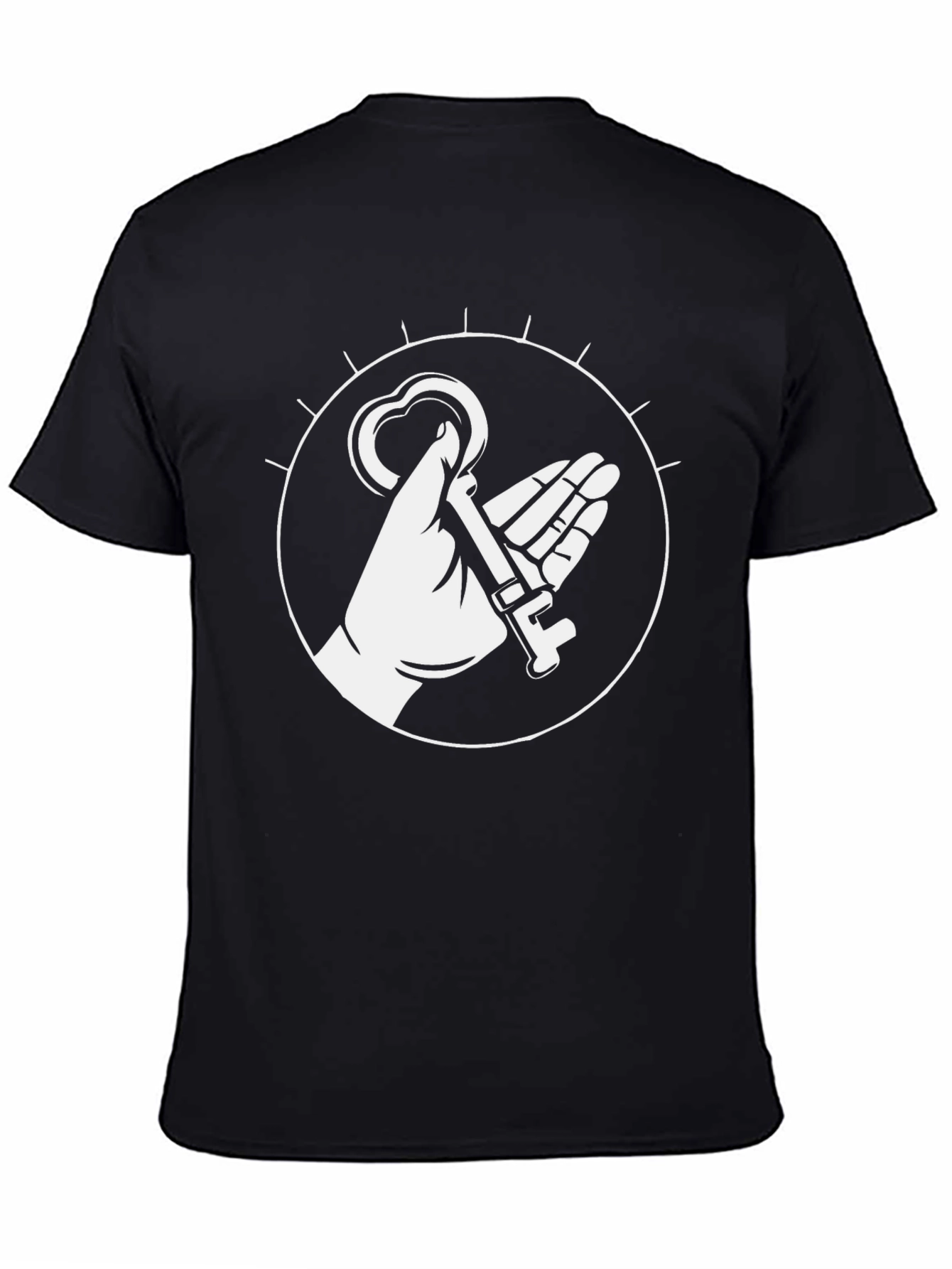 Key to My Heart Graphic Tee - Black