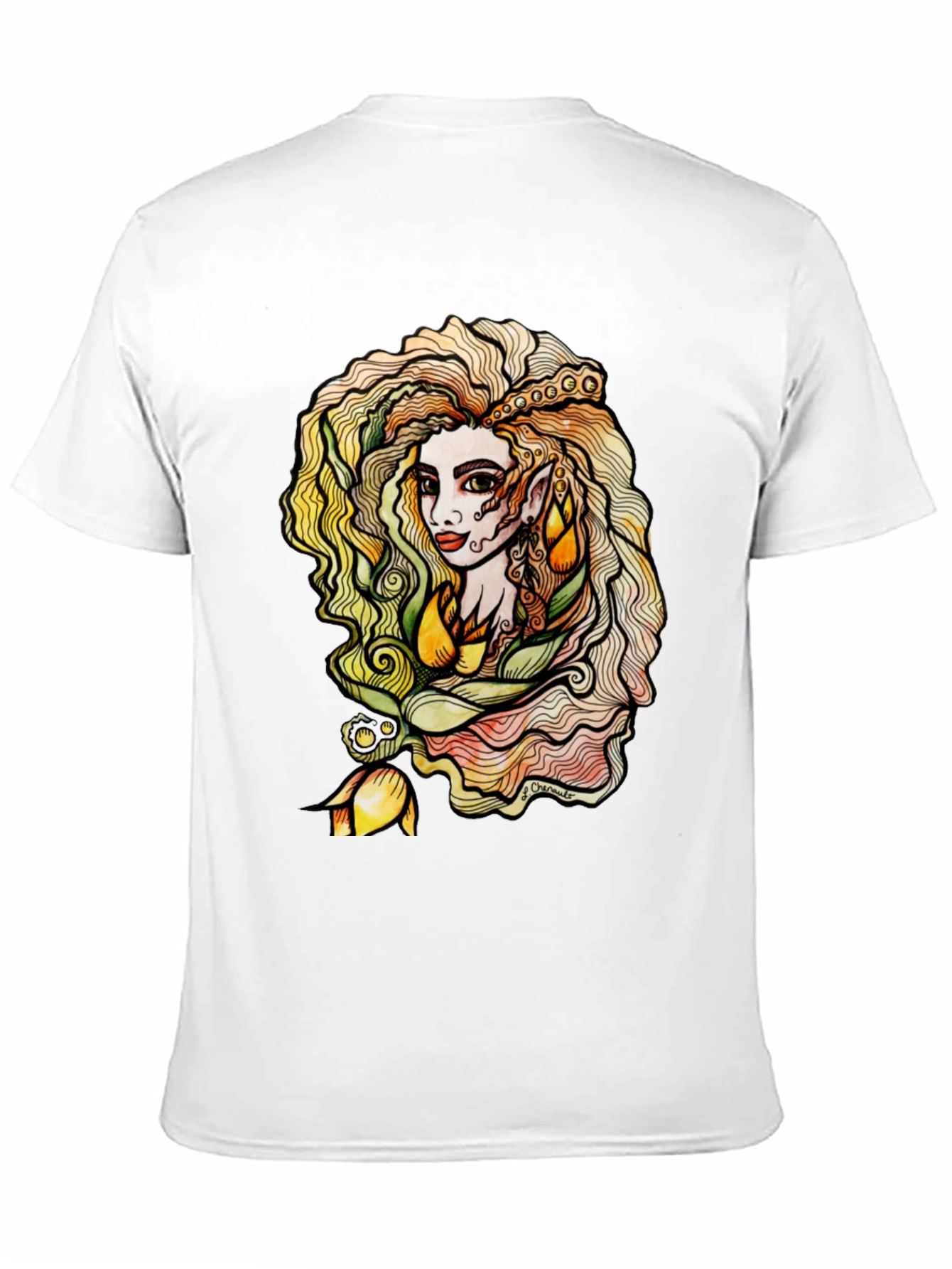 Mystic Elf Black T-Shirt