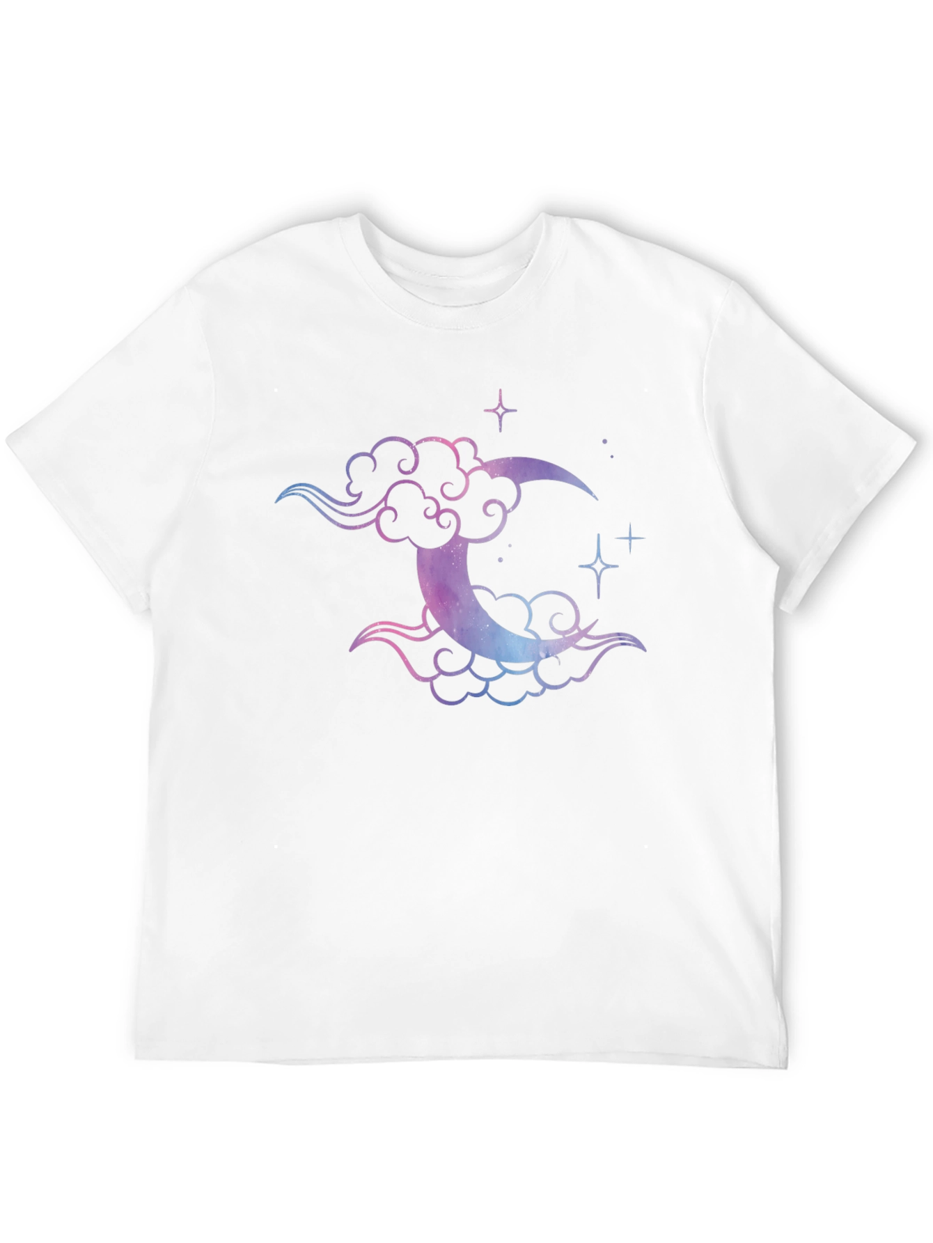 Galaxy Moon & Cloud Graphic Tee