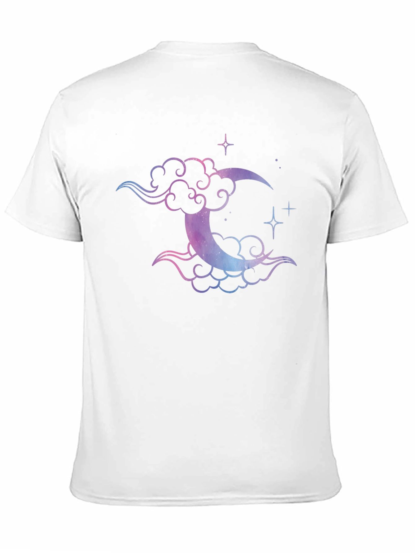 Galaxy Moon & Cloud Graphic Tee