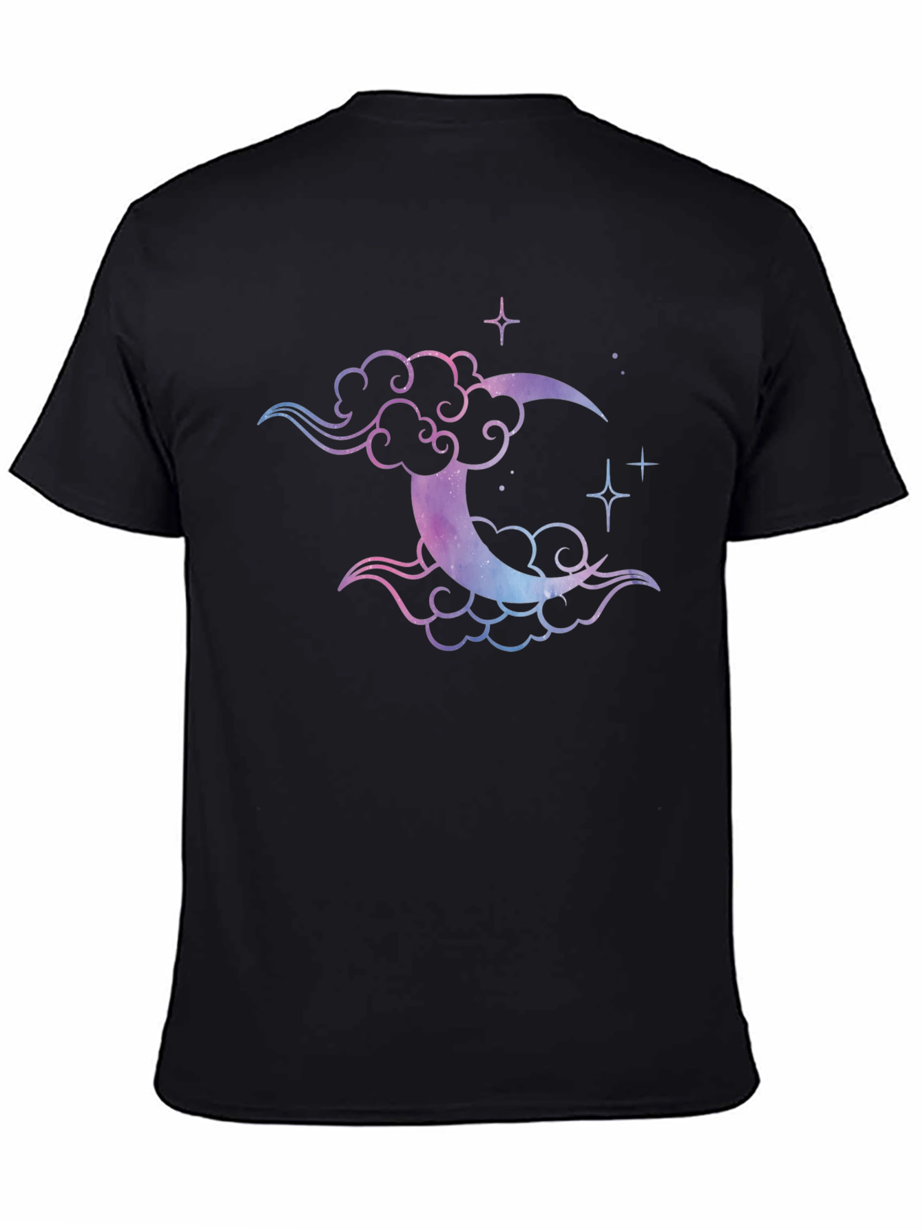 Galaxy Moon & Cloud Graphic Tee