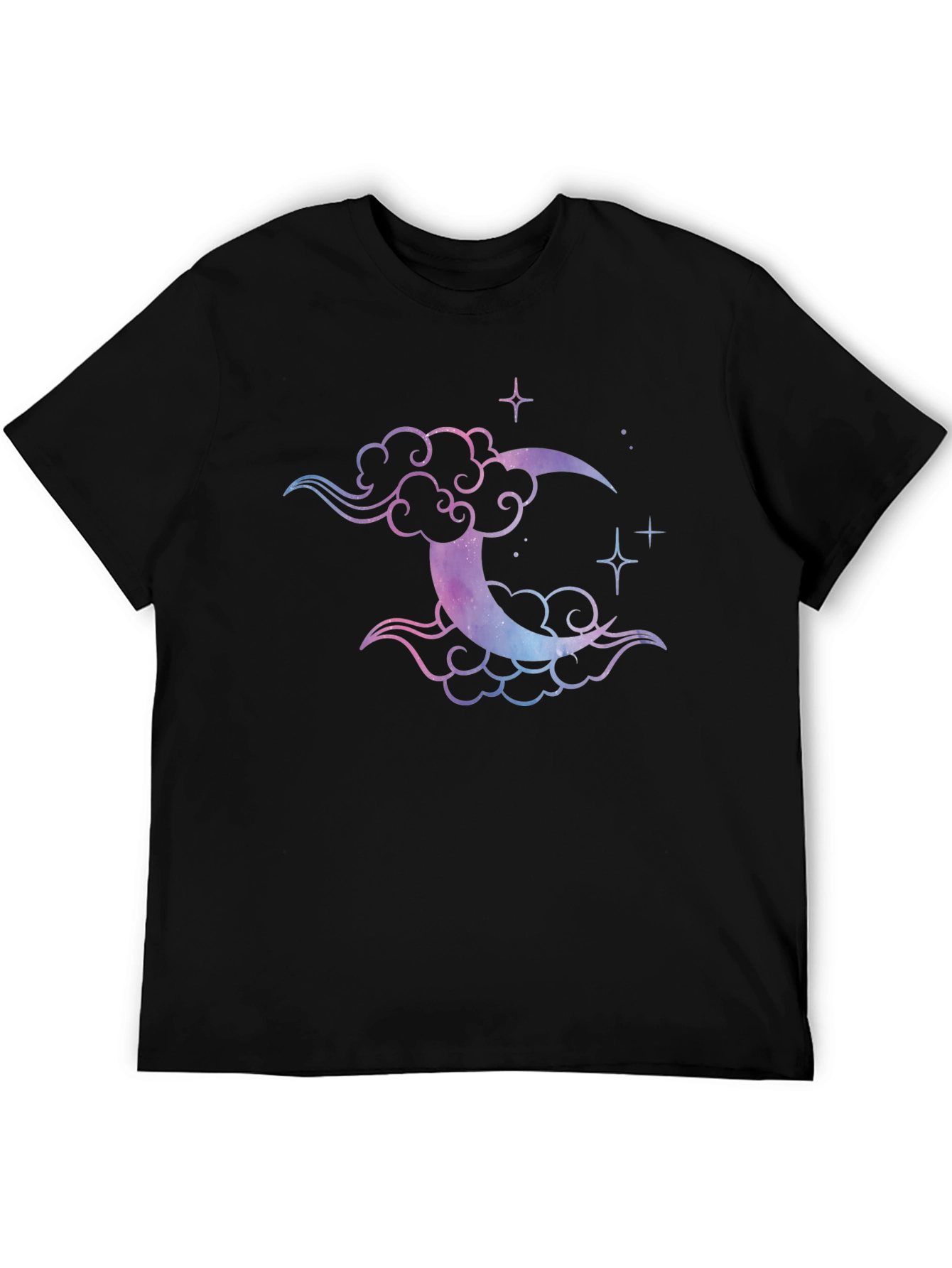 Galaxy Moon & Cloud Graphic Tee