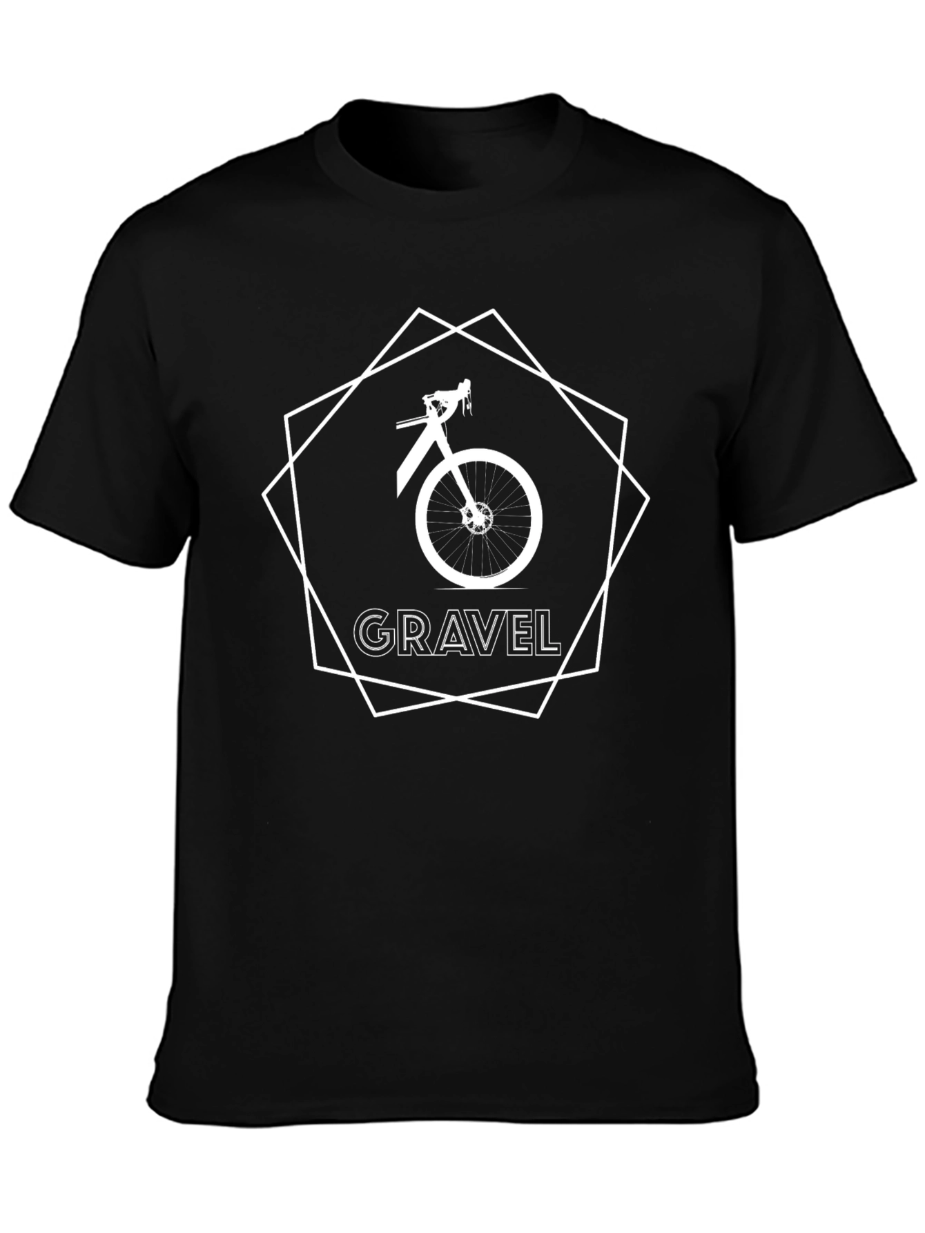 Gravel Bike Graphic Tee - Cycling Enthusiast Shirt