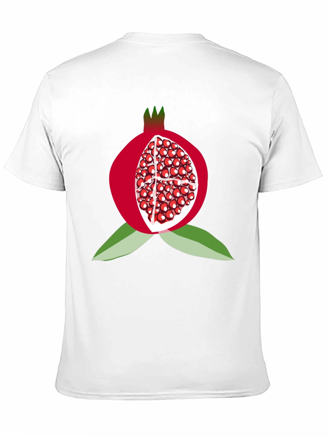 Pomegranate Graphic Tee - Fruit Lovers Black T-Shirt