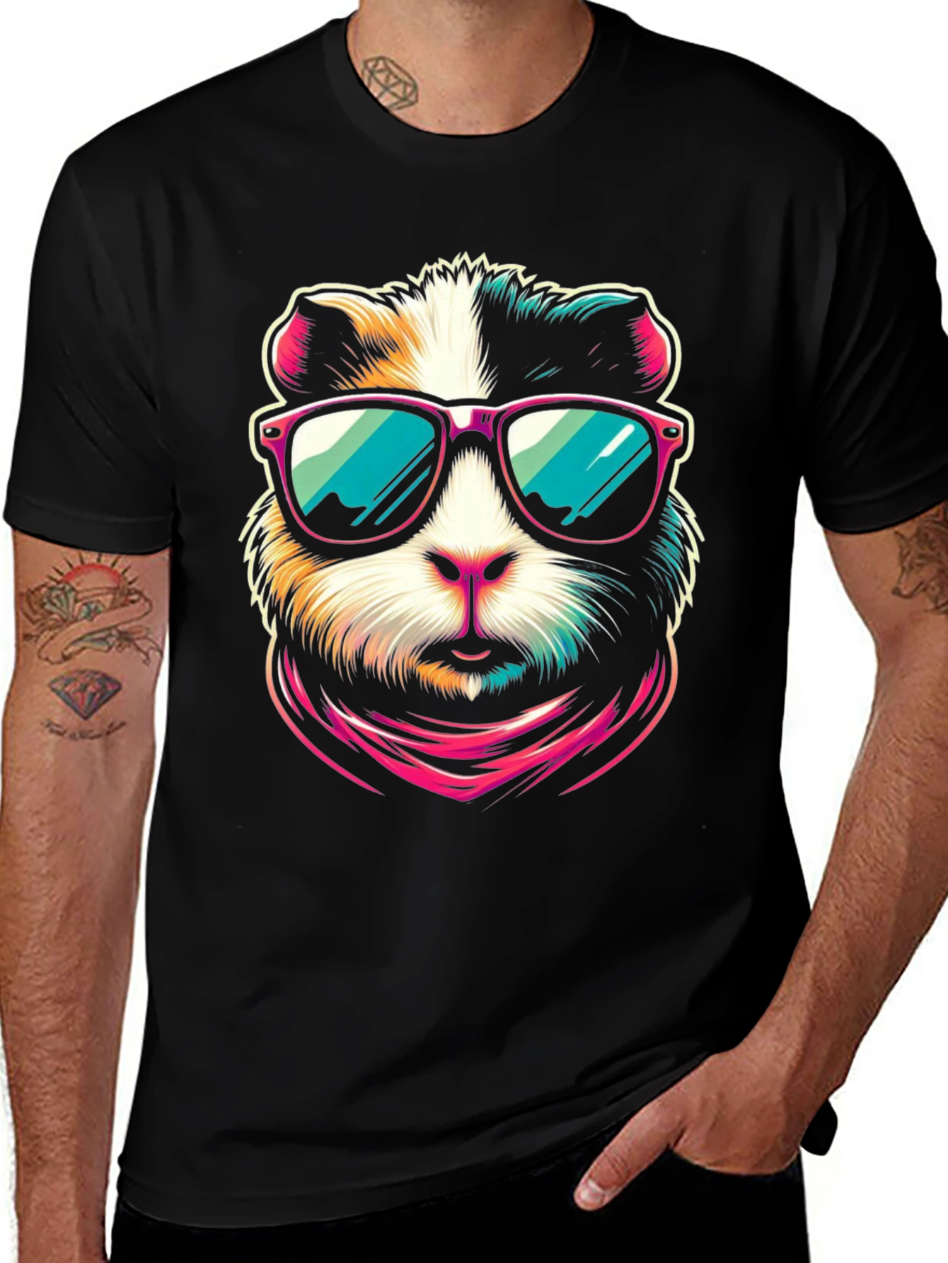 Cool Guinea Pig Graphic Tee