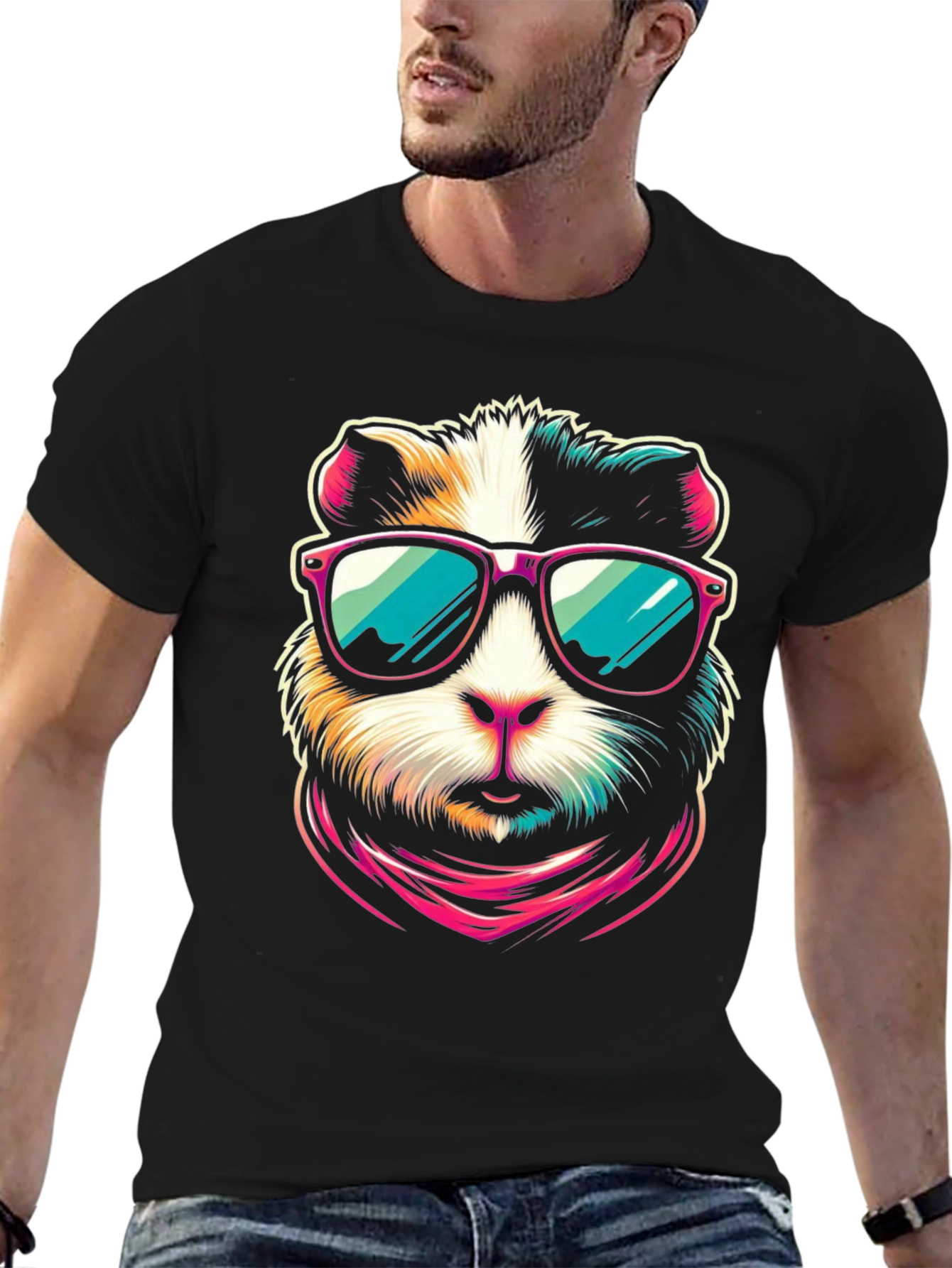 Cool Guinea Pig Graphic Tee