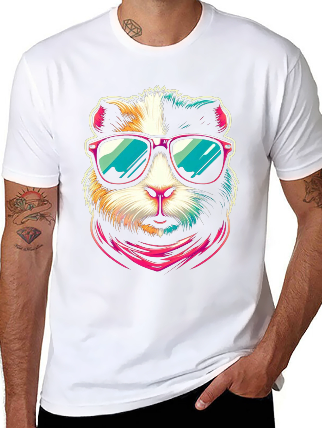 Cool Guinea Pig Graphic Tee