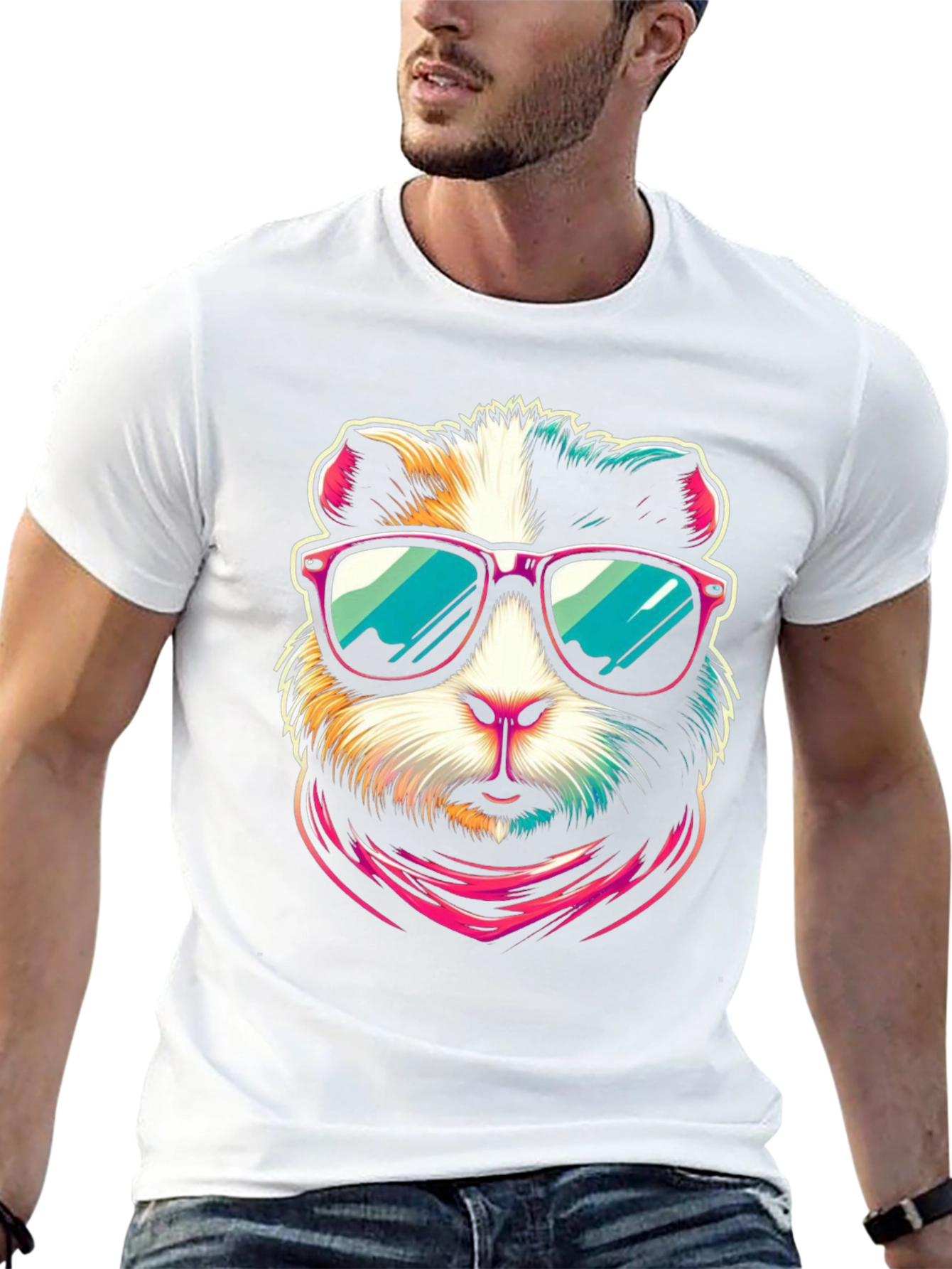 Cool Guinea Pig Graphic Tee