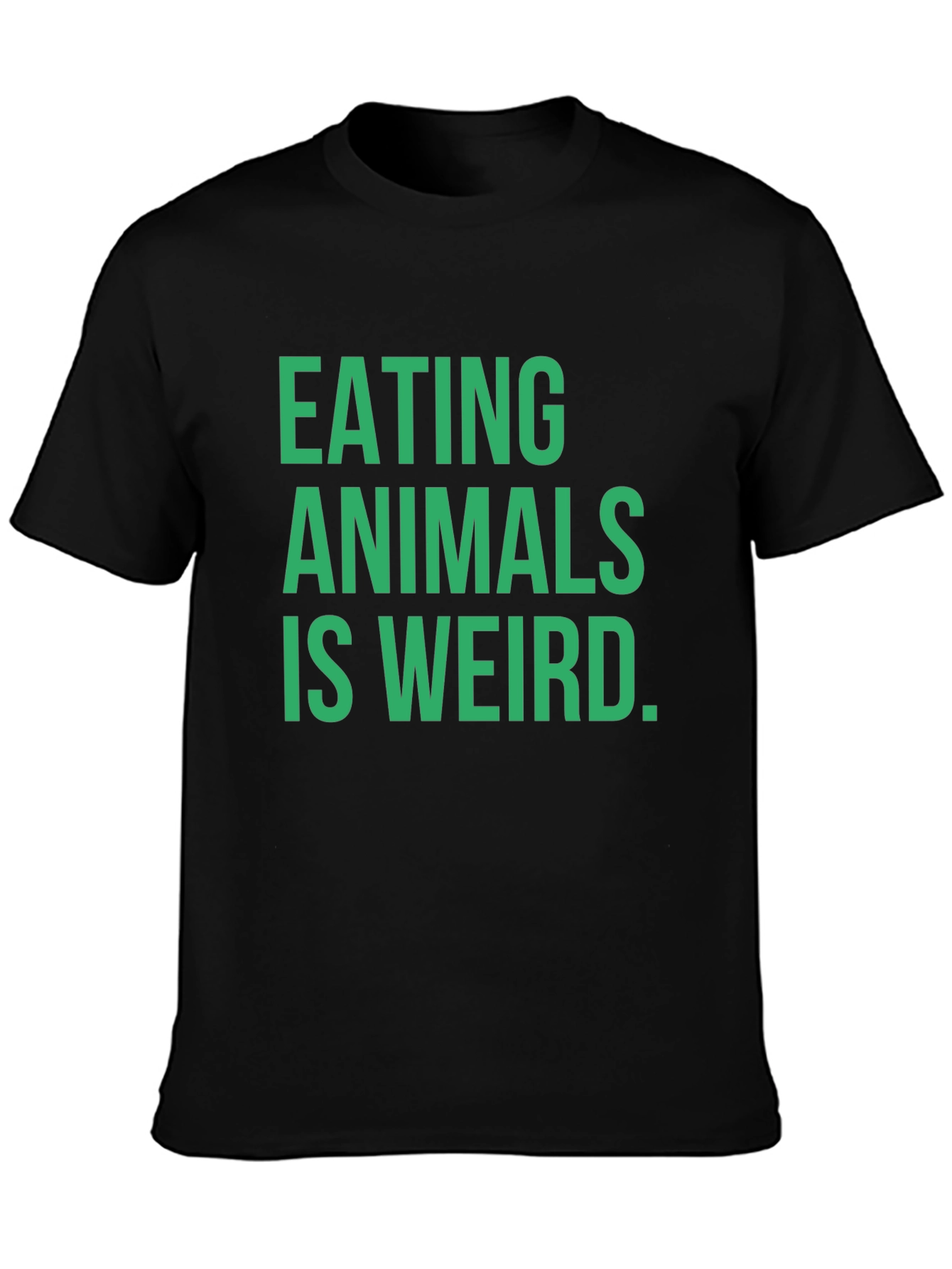 Eating Animals is Weird T-Shirt - Vegan Statement Tee