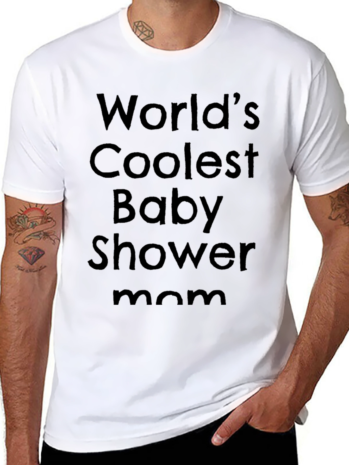 Worlds Coolest Baby Shower Mom T-Shirt