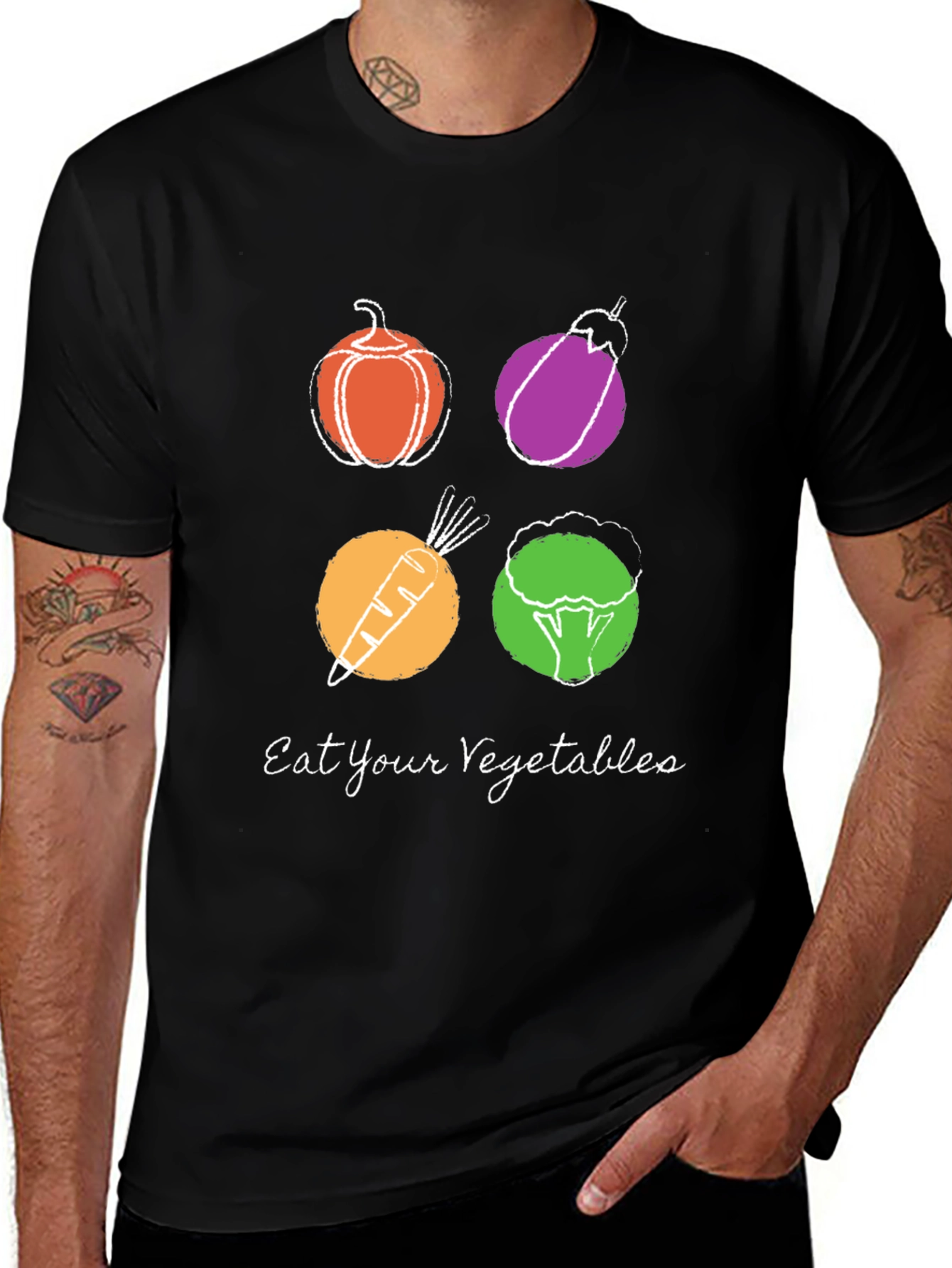 Eat Your Vegetables Graphic Tee - Unisex