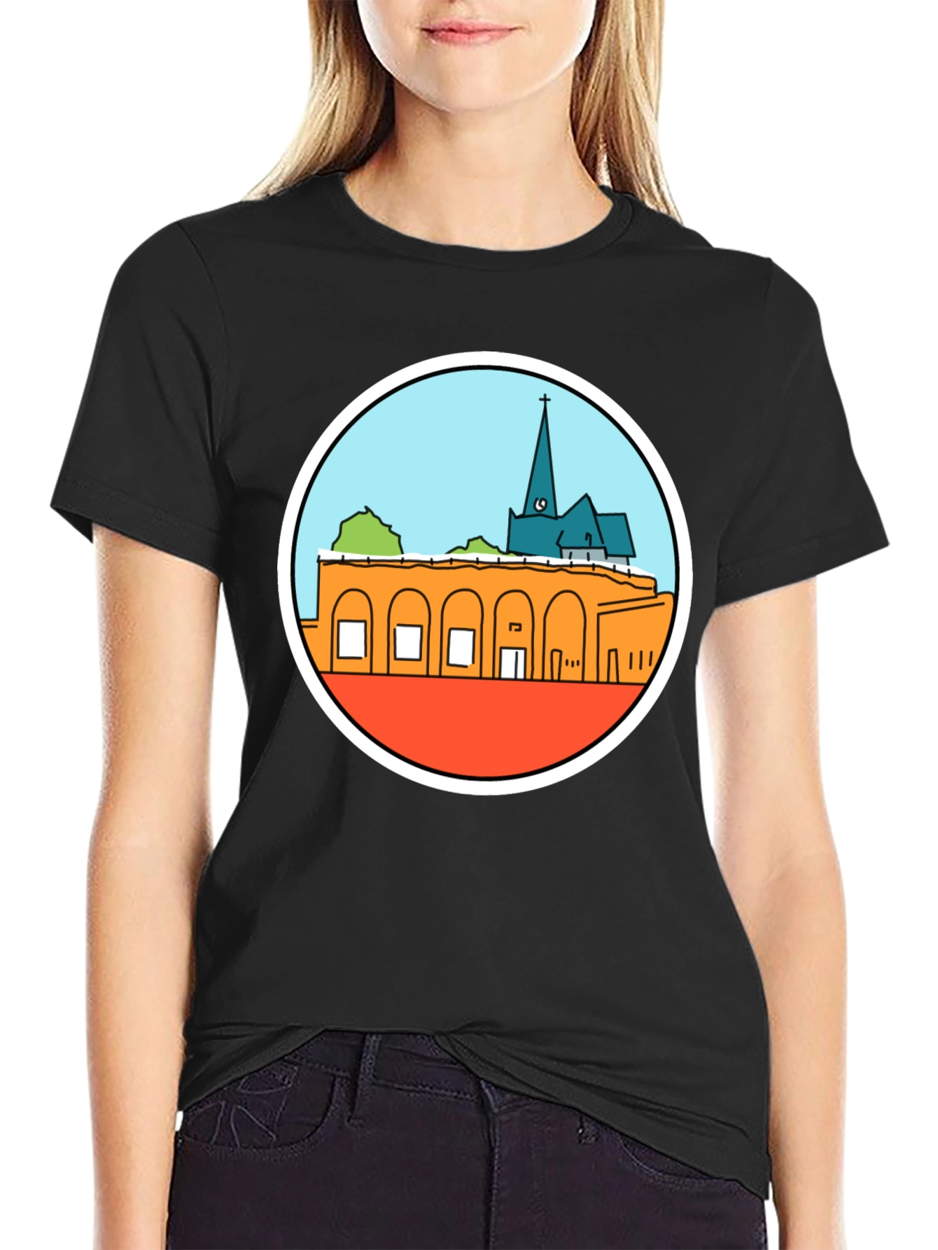 Architectural Black T-Shirt