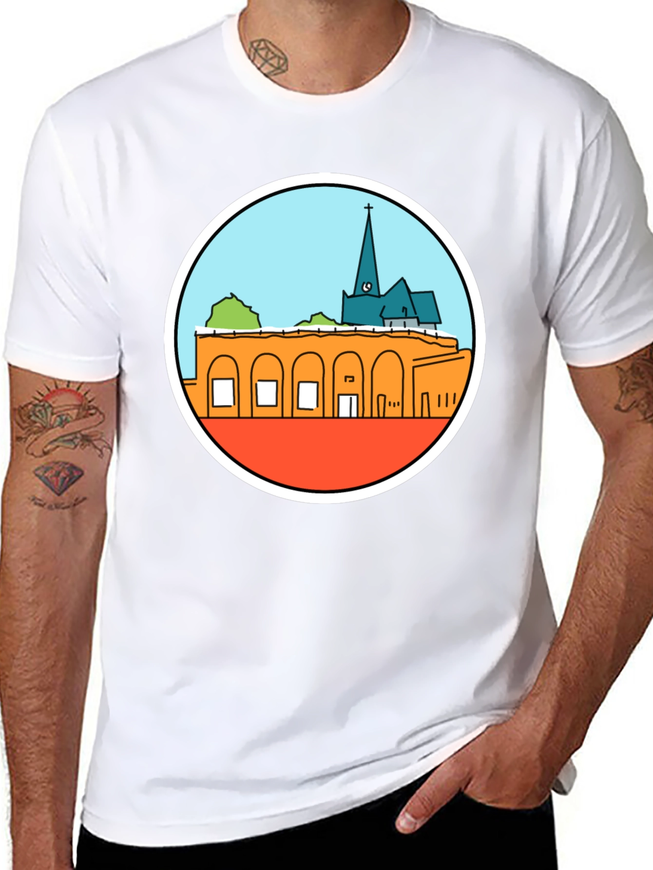 Architectural Black T-Shirt