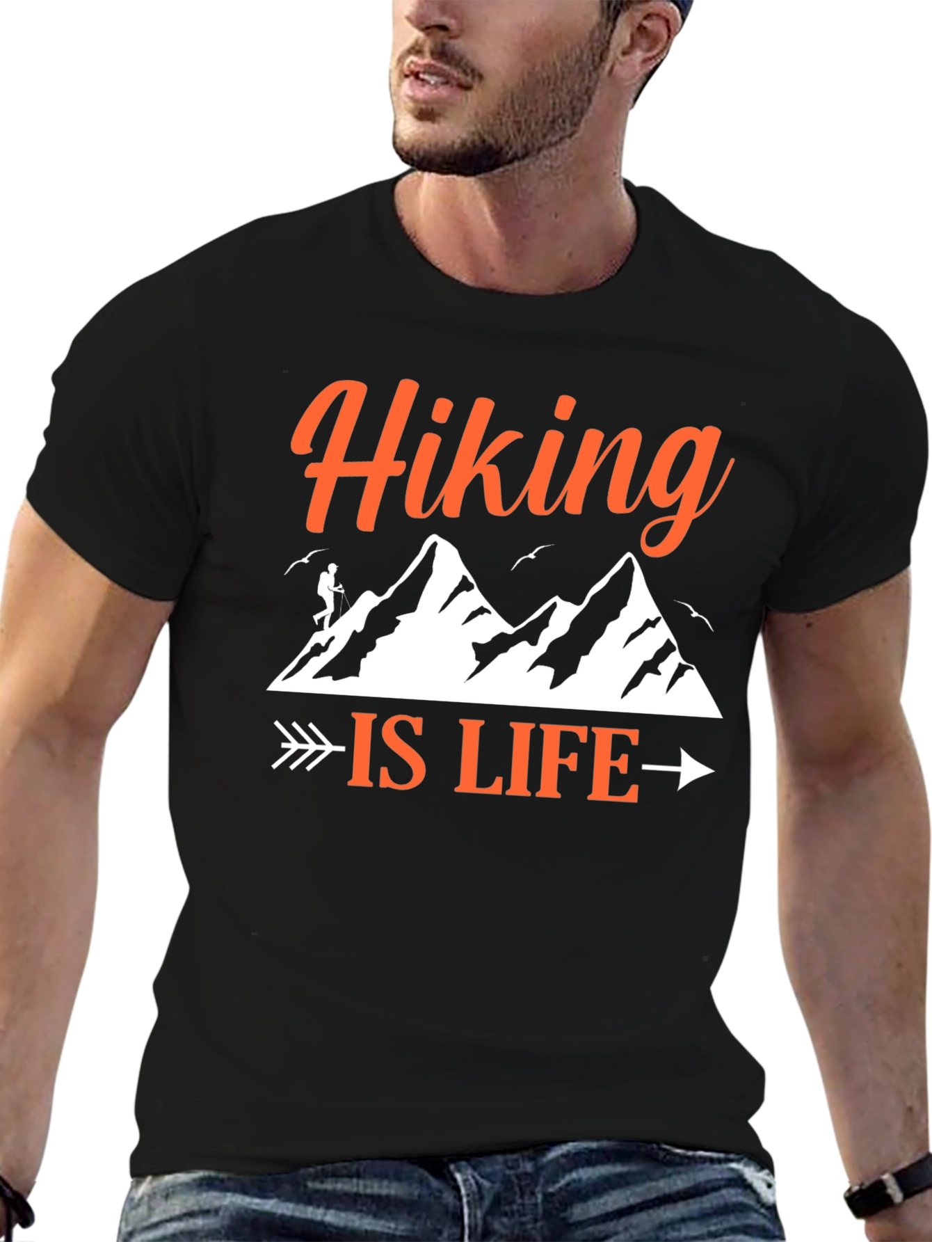 Hiking is Life Graphic T-Shirt