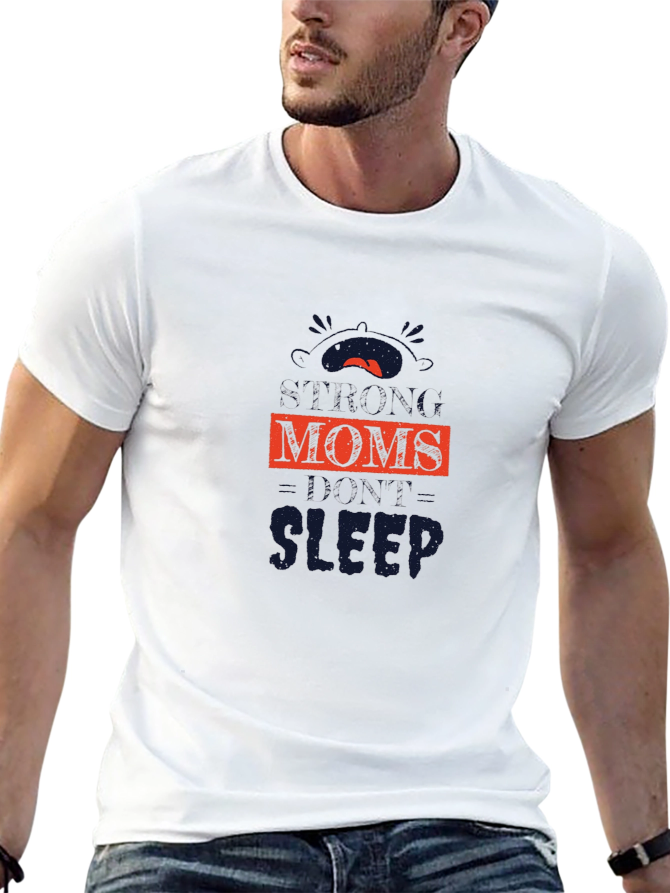 Strong Moms Dont Sleep T-Shirt