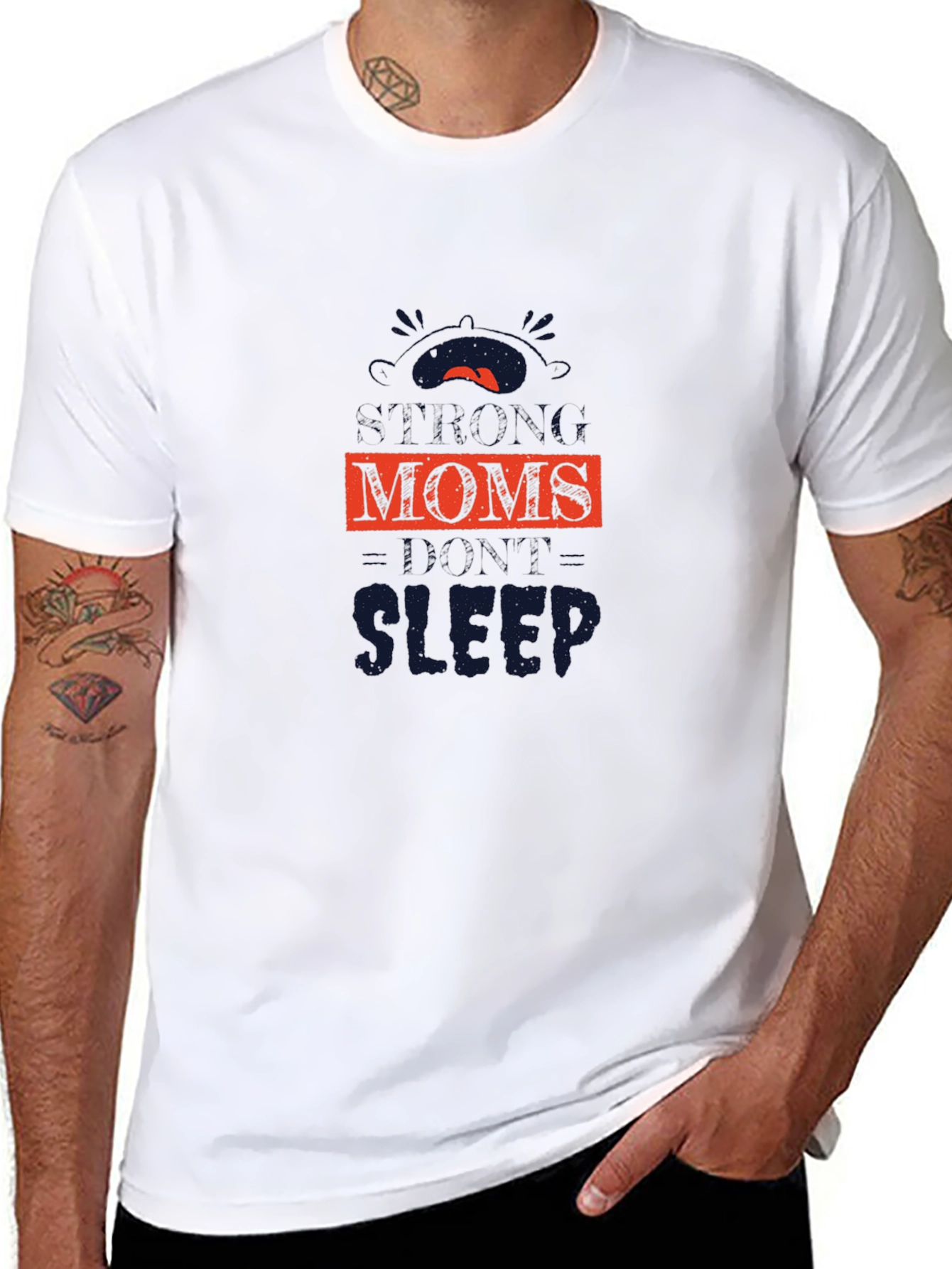 Strong Moms Dont Sleep T-Shirt