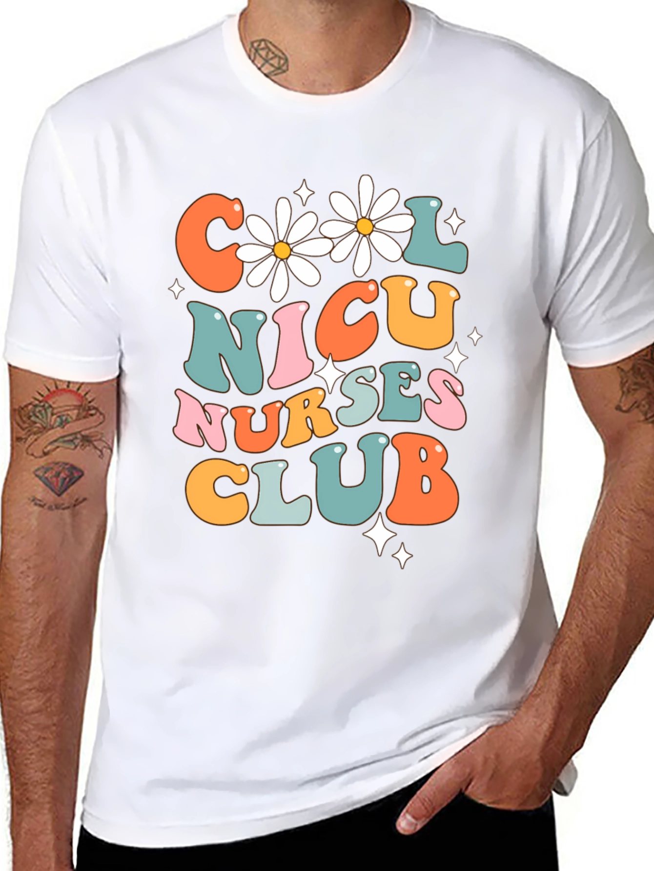 Cool NICU Nurses Club Graphic T-Shirt