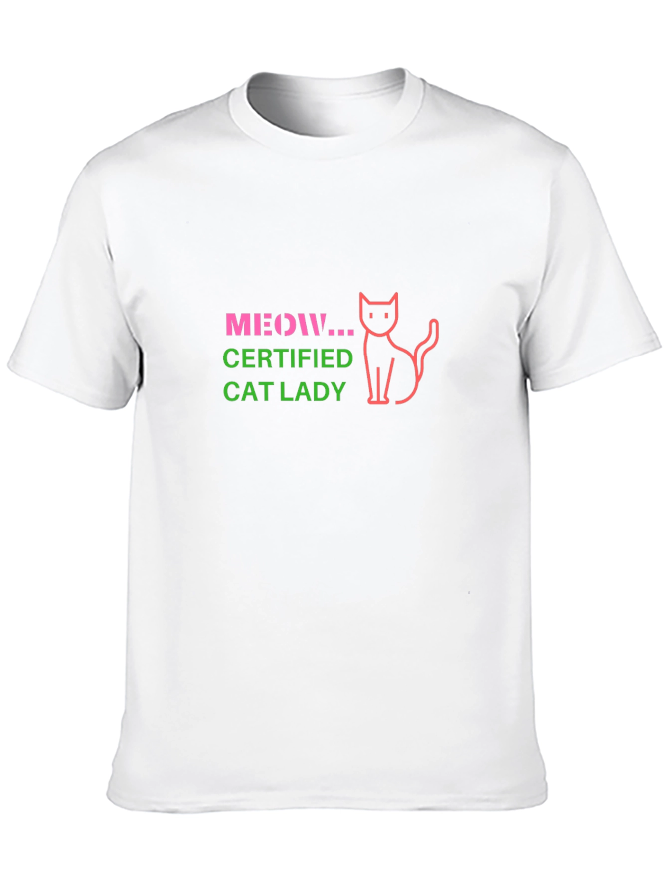 Certified Cat Lady T-Shirt - Meow!