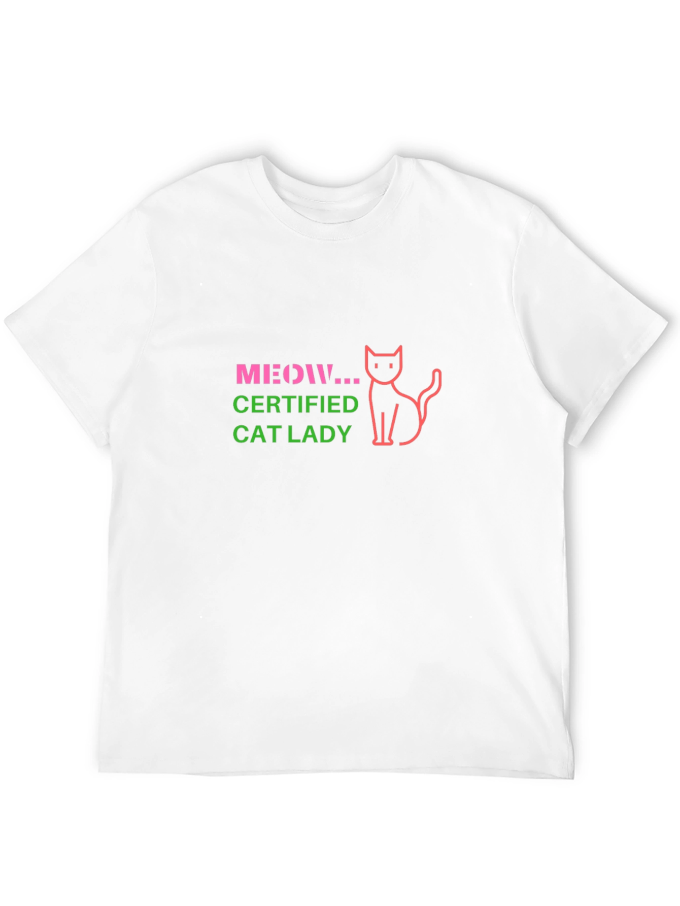 Certified Cat Lady T-Shirt - Meow!