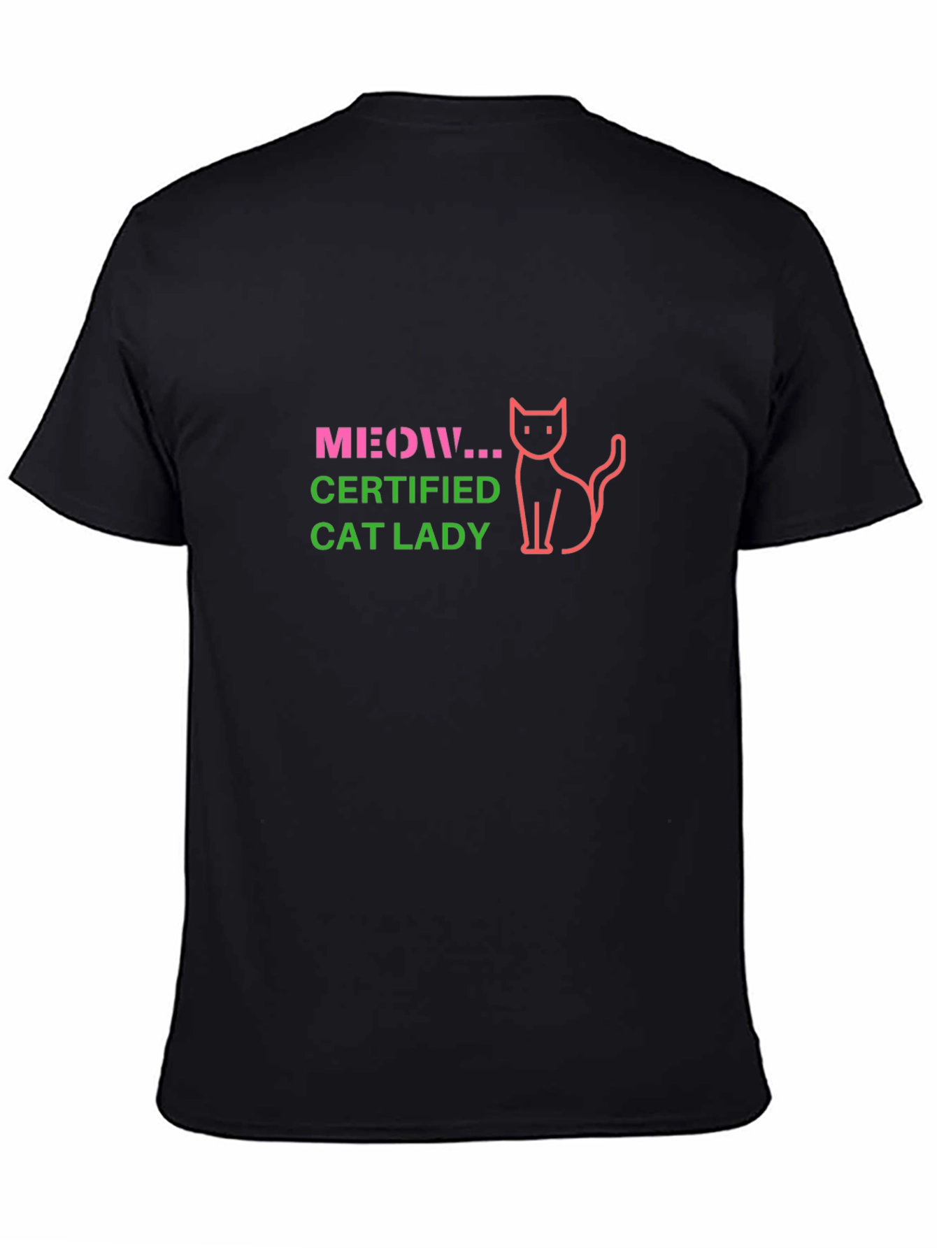 Certified Cat Lady T-Shirt - Meow!