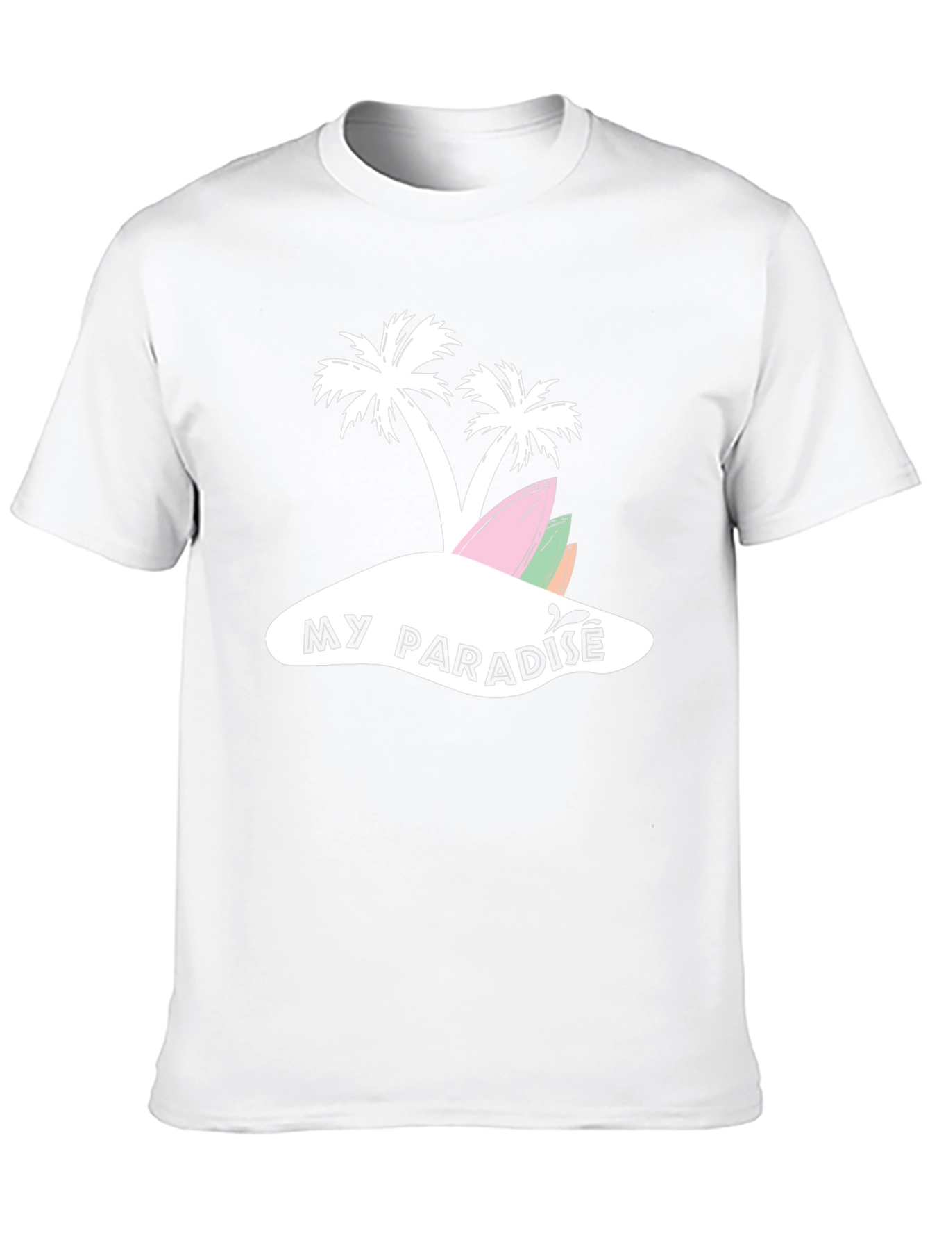 My Paradise Island Graphic Tee - Black