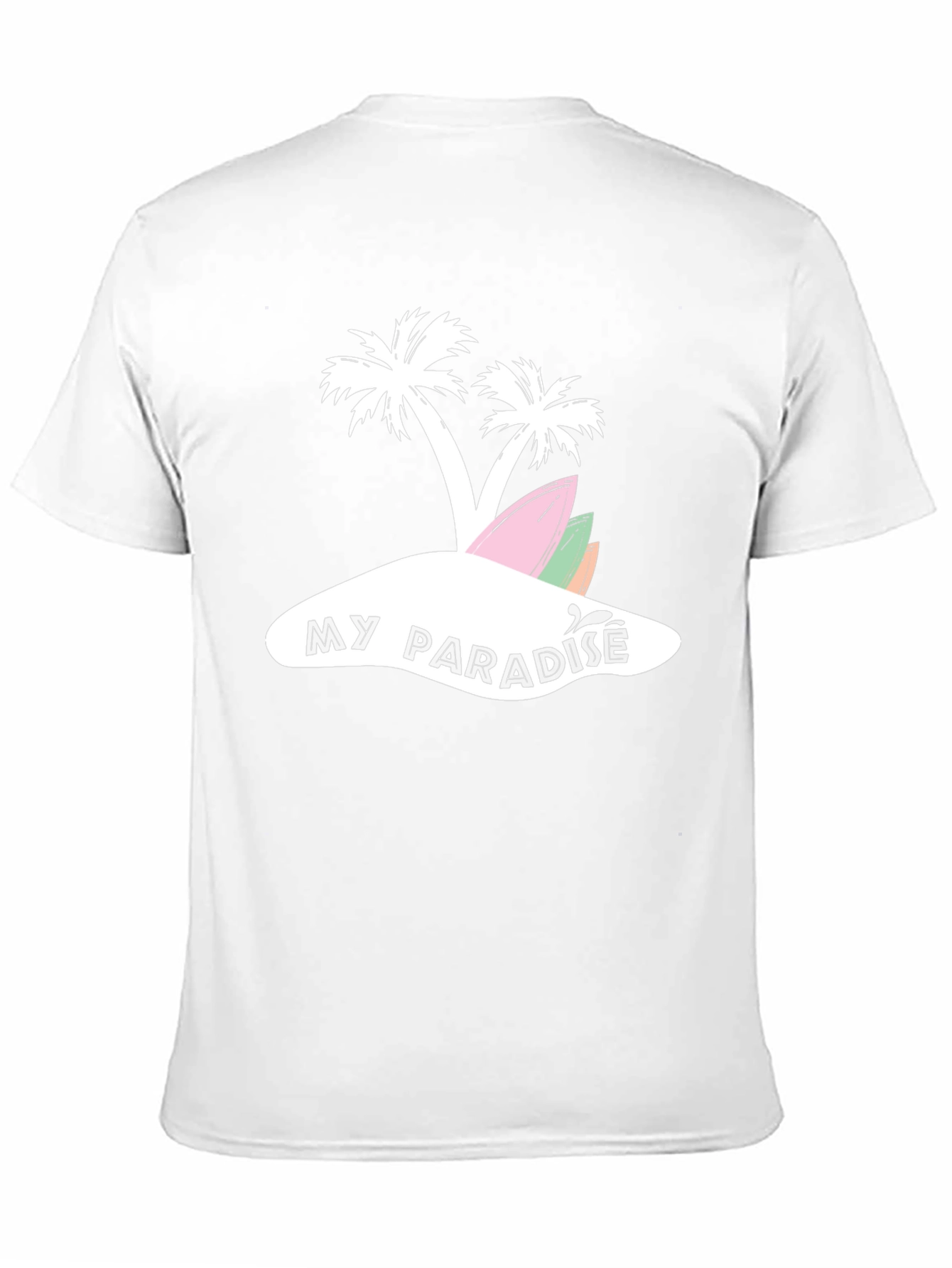 My Paradise Island Graphic Tee - Black